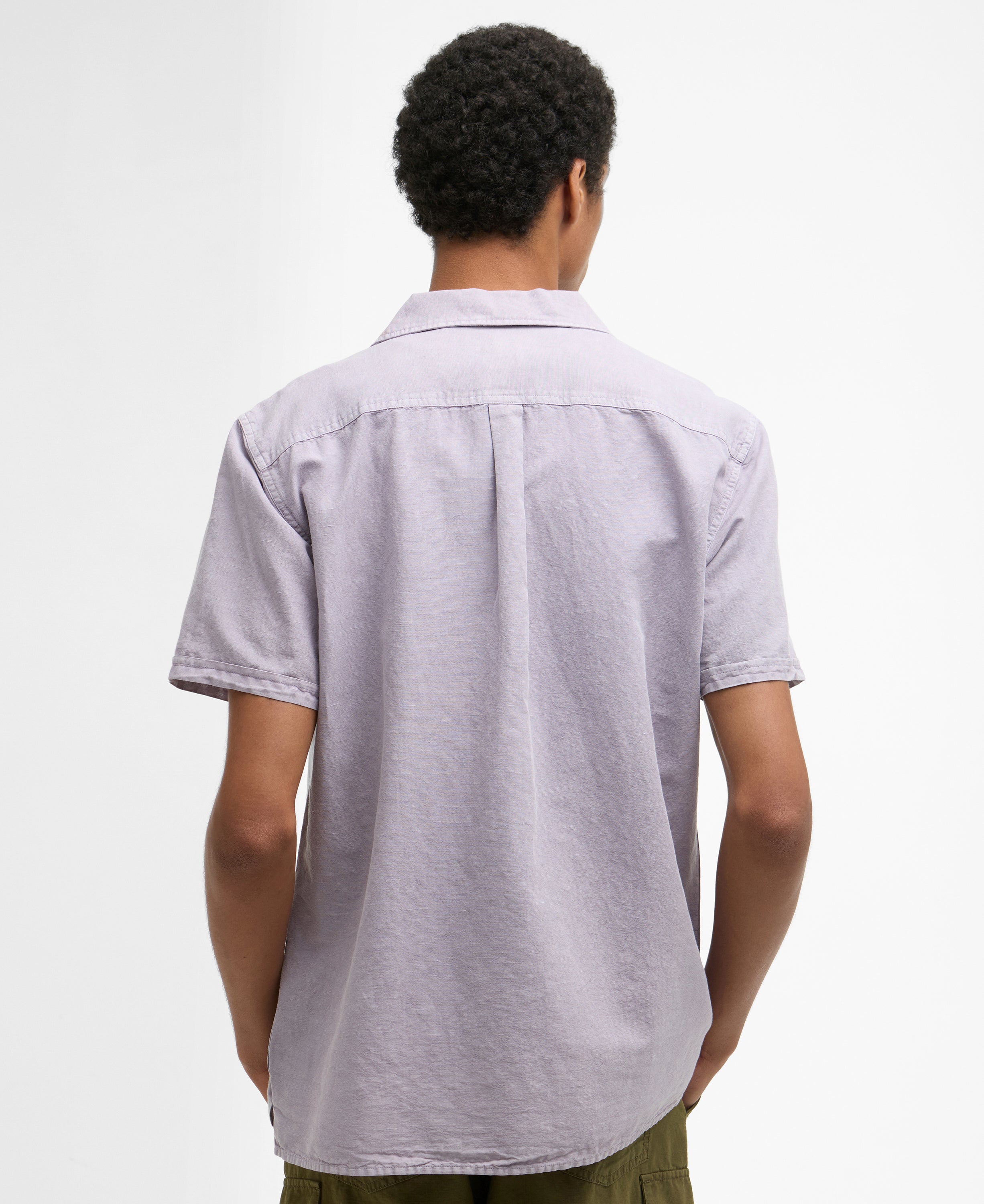 Barbour Heather Mist Landkey Overdid Summer Fit Shirt #Colour_Heather Mist
