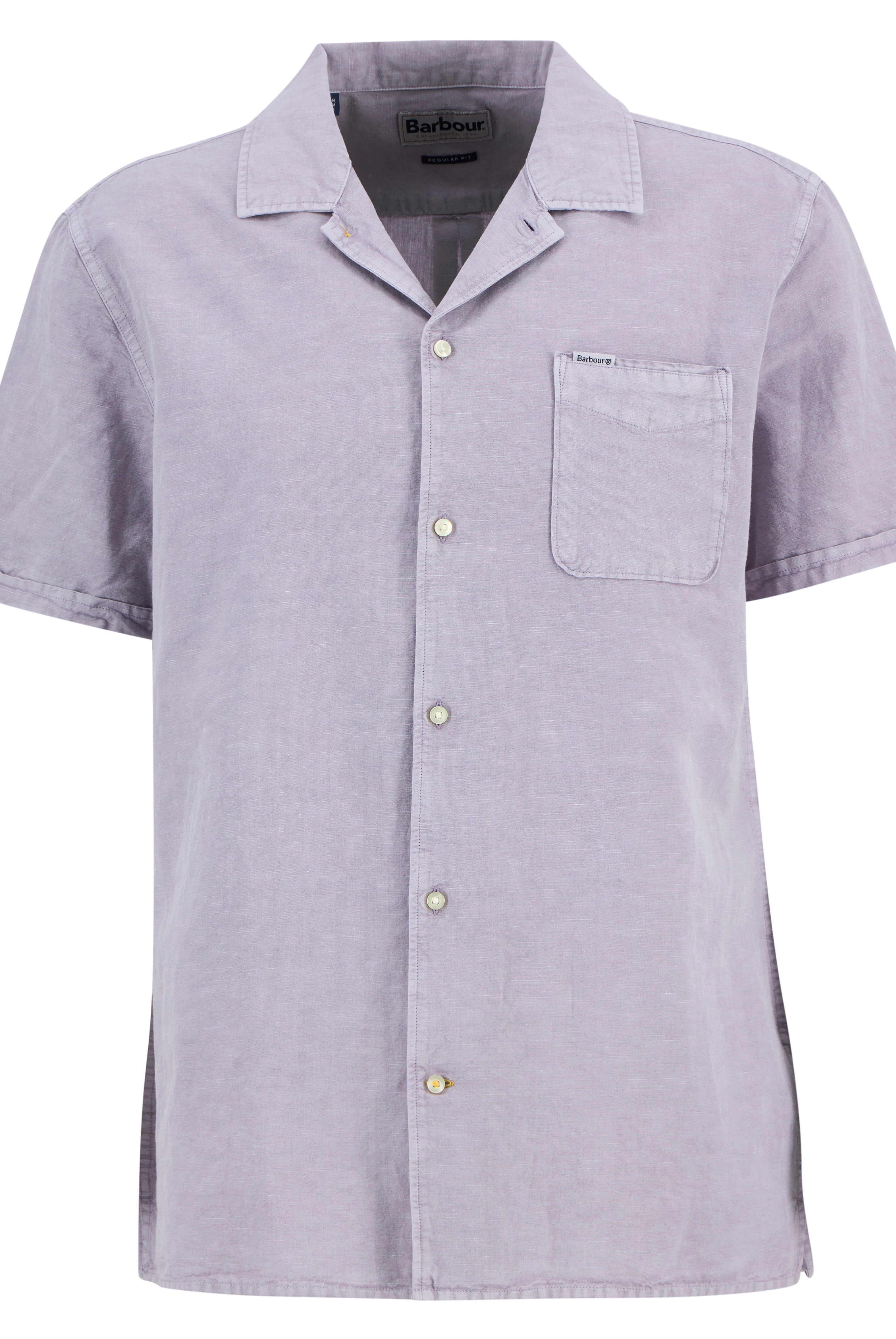 Barbour Heather Mist Landkey Overdid Summer Fit Shirt #Colour_Heather Mist