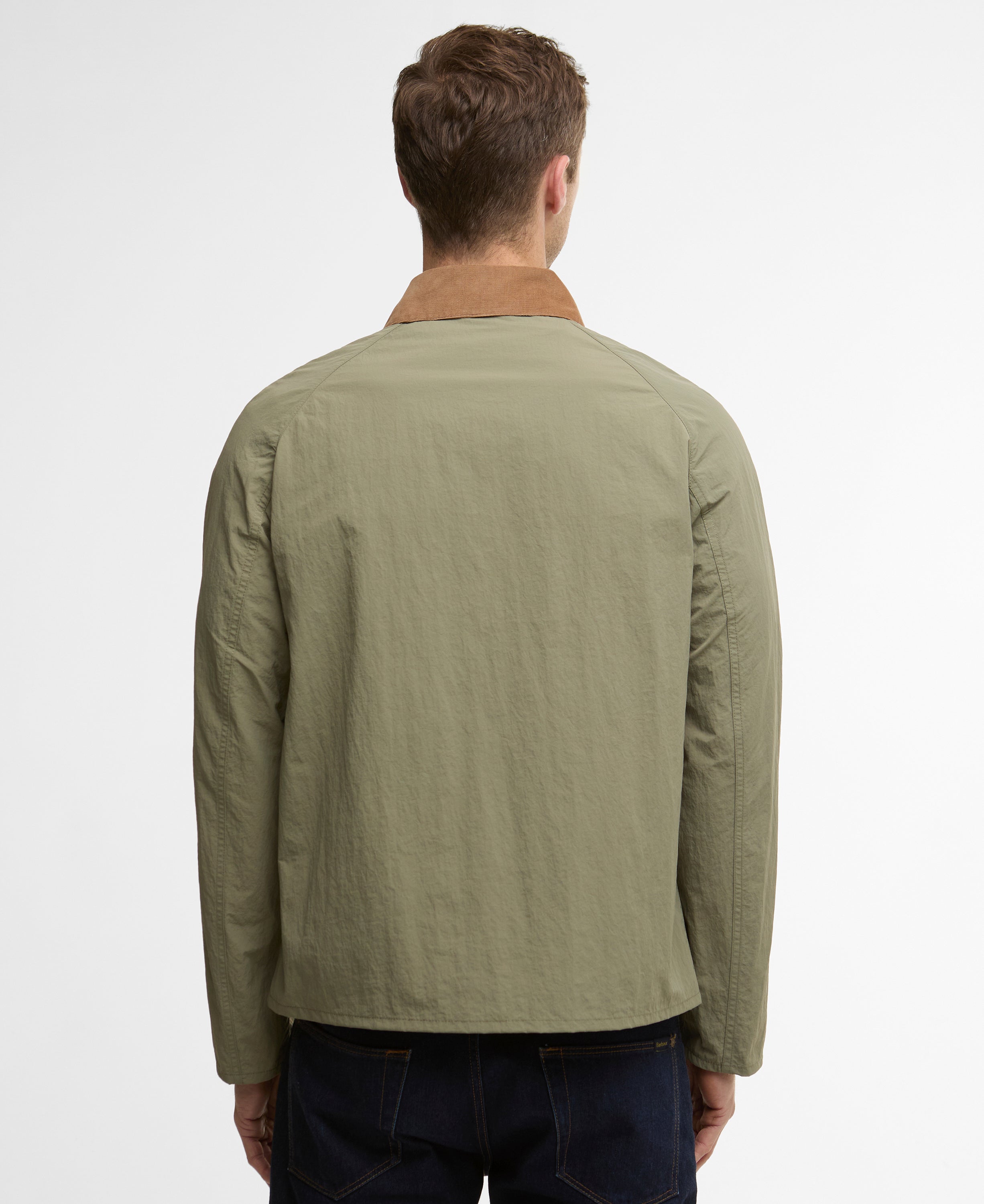 Barbour Dusty Olive Tracker Showerproof Jacket #Colour_Dusty Olive