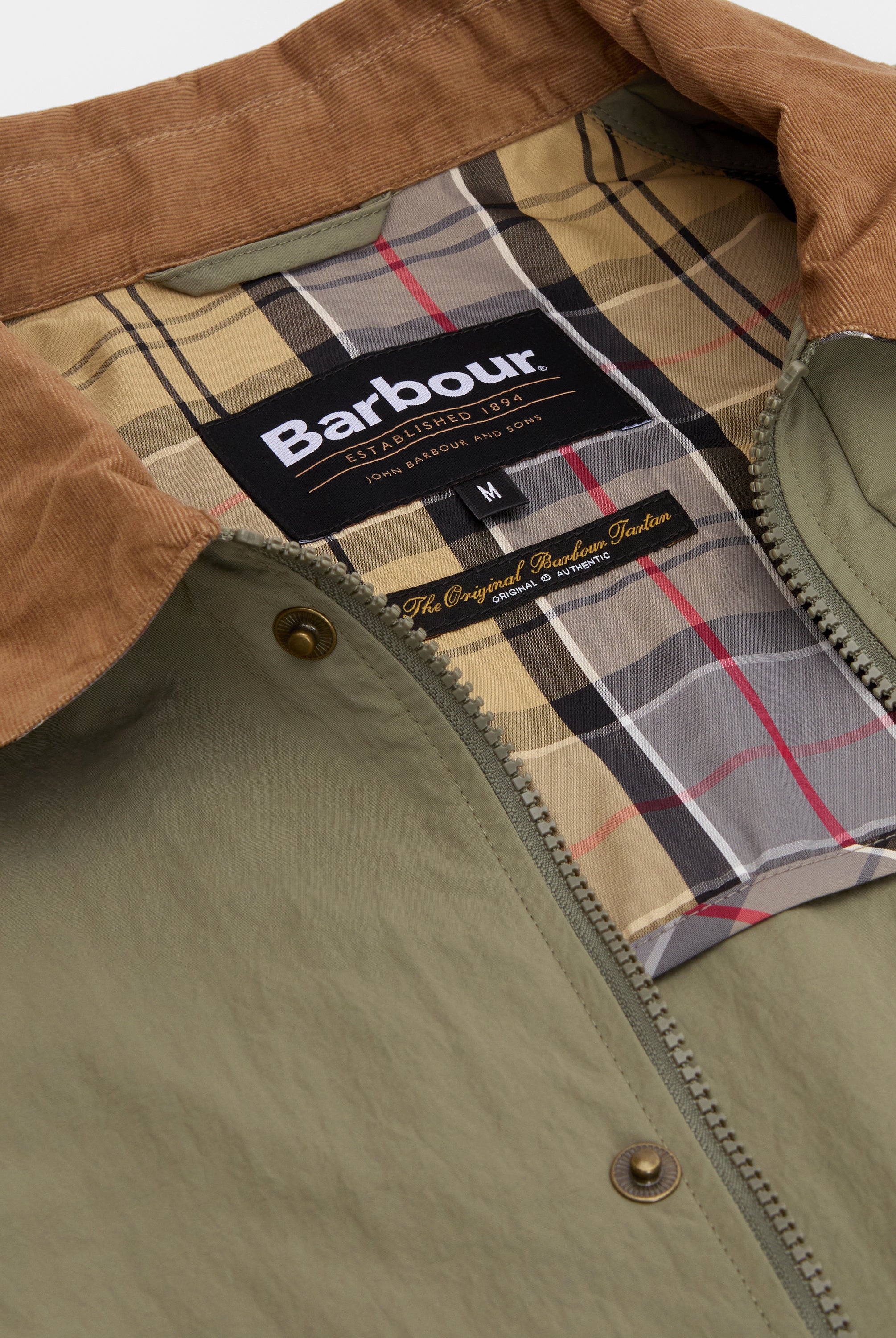 Barbour Dusty Olive Tracker Showerproof Jacket #Colour_Dusty Olive
