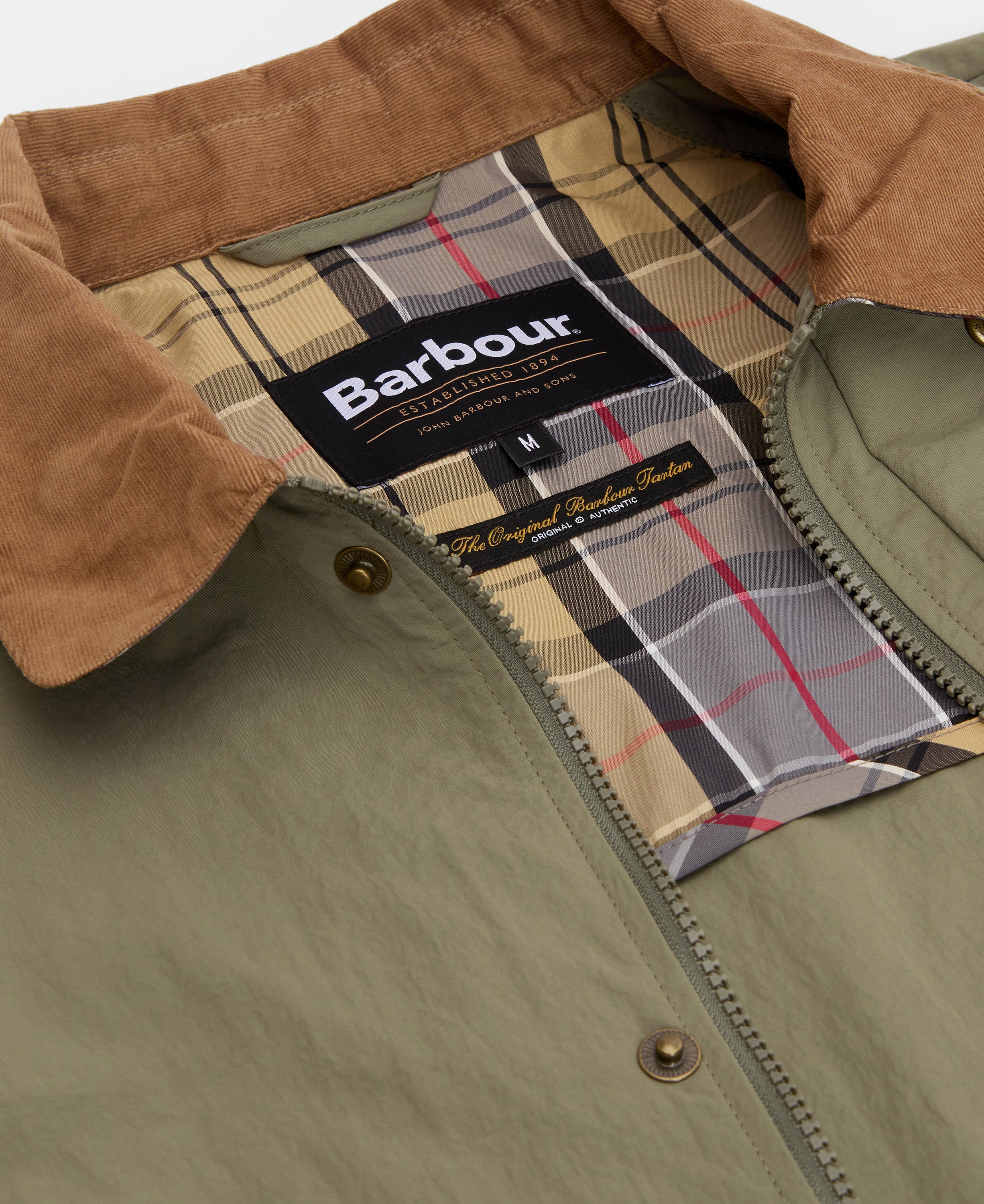 Barbour Dusty Olive Tracker Showerproof Jacket #Colour_Dusty Olive