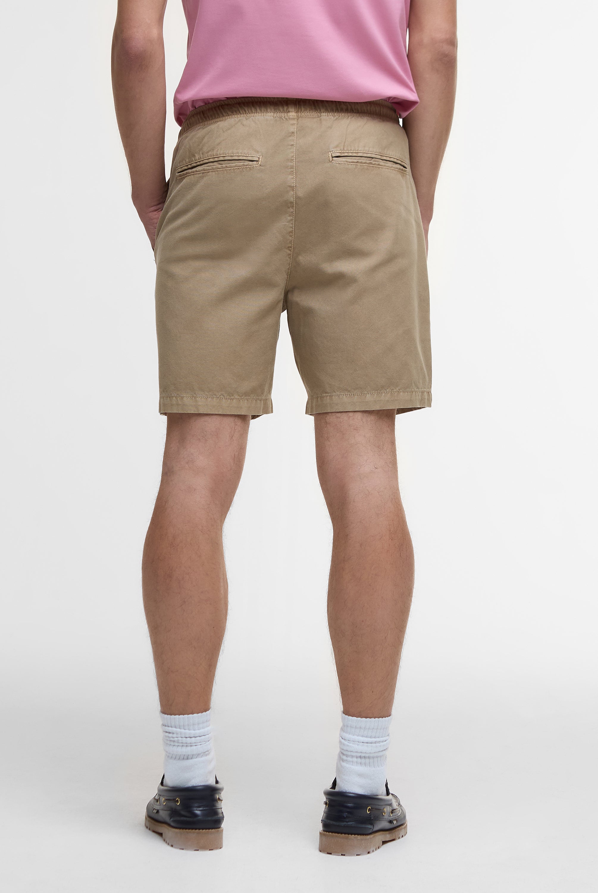 Barbour Washed Oxford Relaxed Short #Colour_Stone