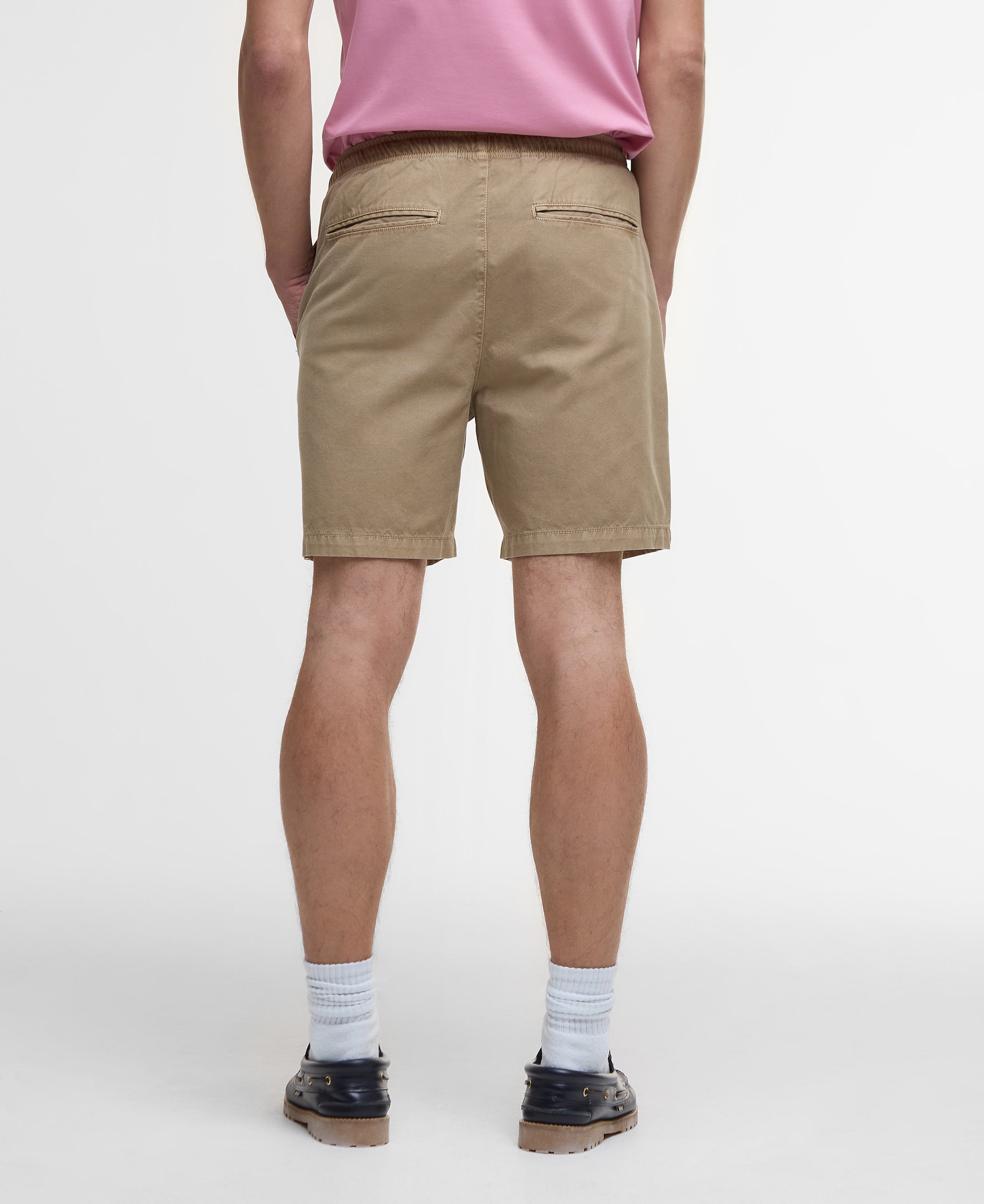 Barbour Washed Oxford Relaxed Short-OUTLET #Colour_Stone