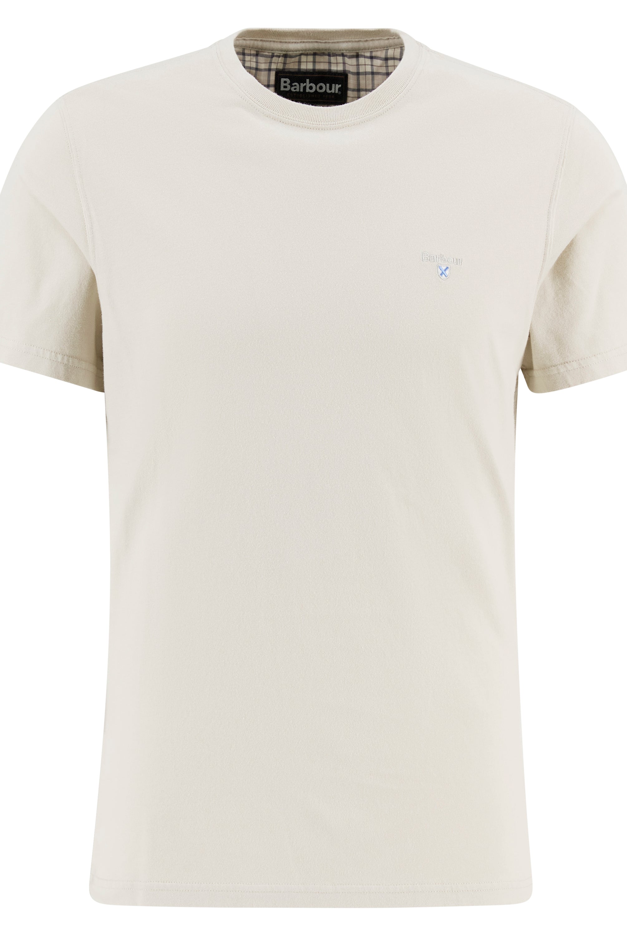 Barbour Mist Tartan Sports T-Shirt #Colour_Mist