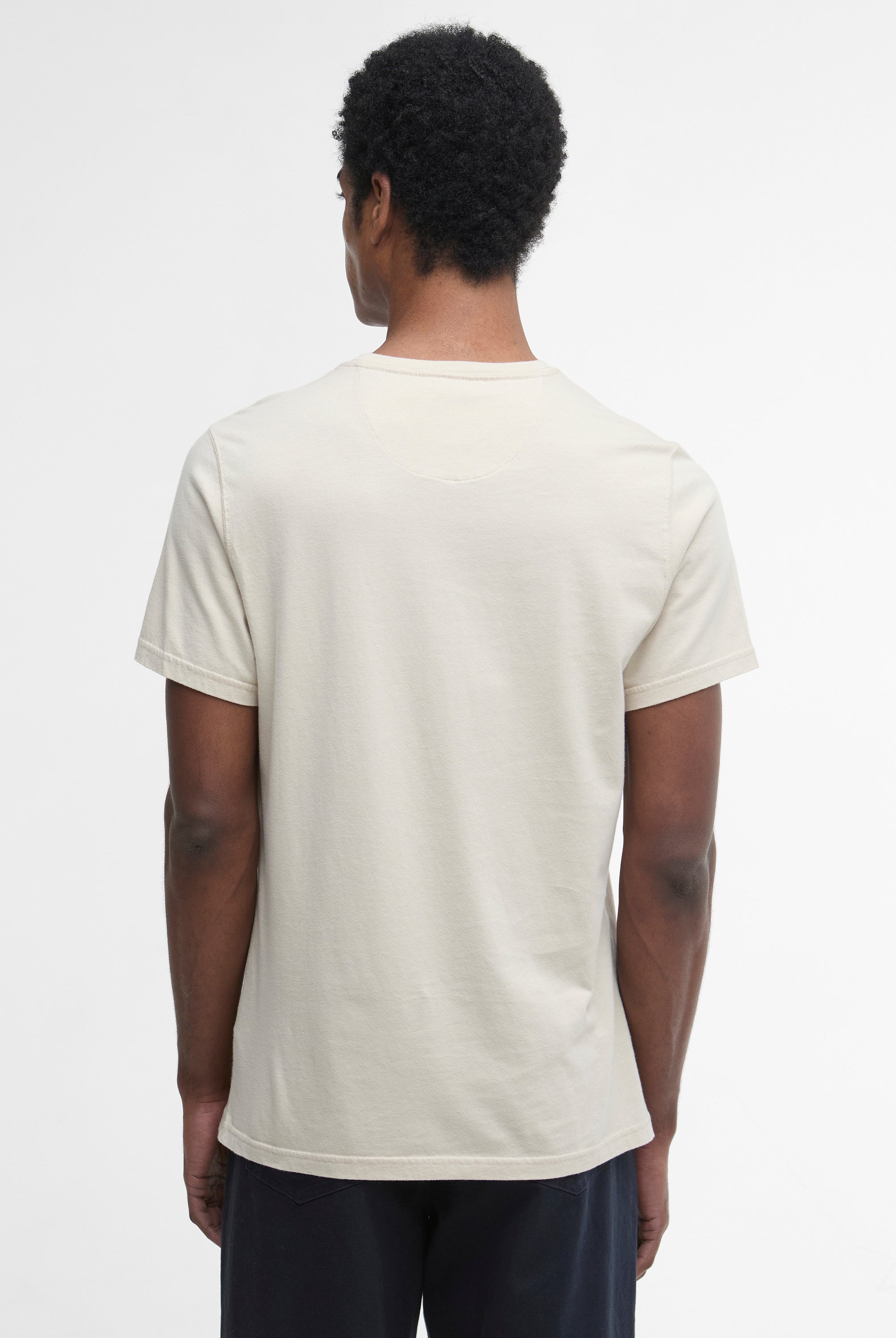 Barbour Mist Tartan Sports T-Shirt #Colour_Mist