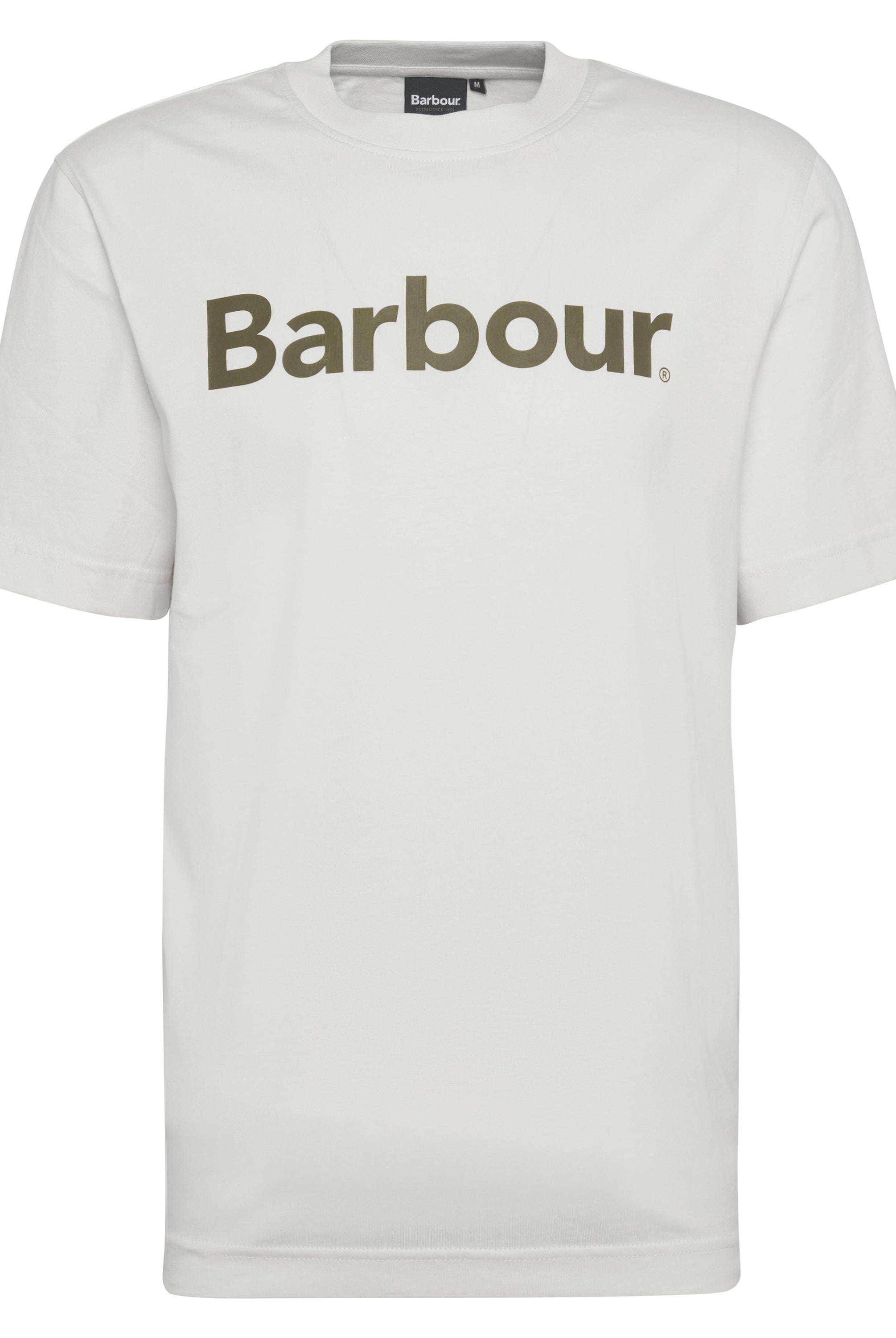Barbour Antique White Logo Relaxed T-Shirt #Colour_Antique White