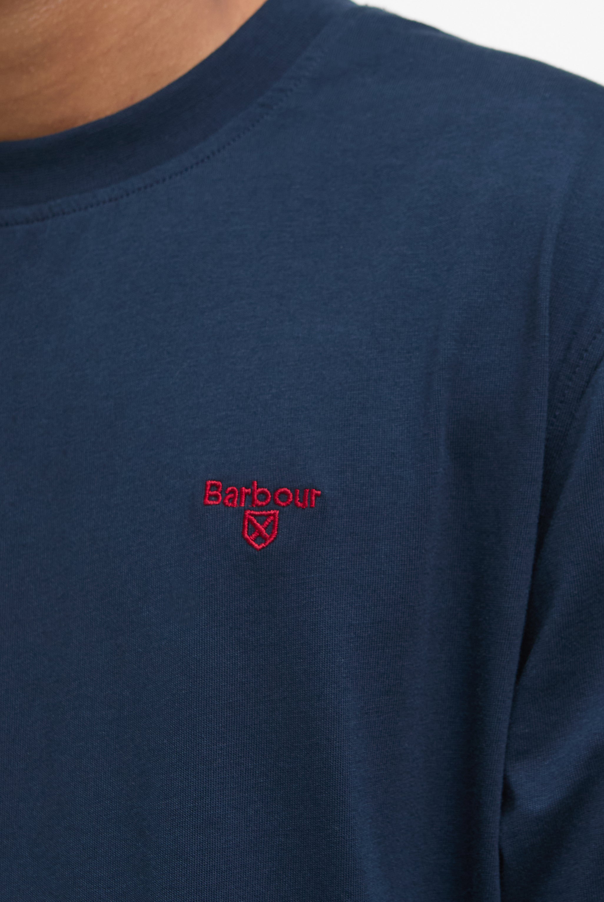 Barbour Navy Sports Relaxed T-Shirt #Colour_Navy