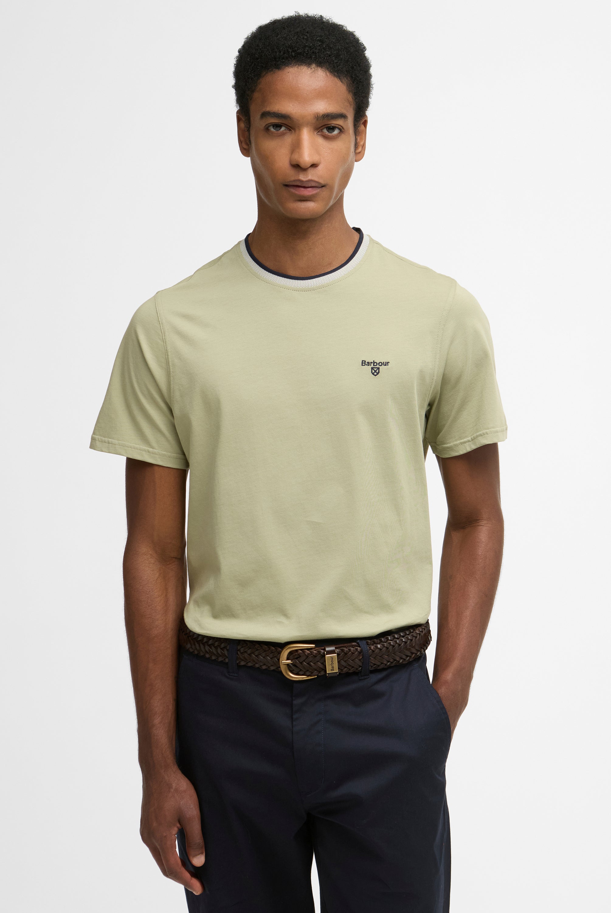 Barbour Sea Green Cornsay Tailored T-Shirt #Colour_Sea Green