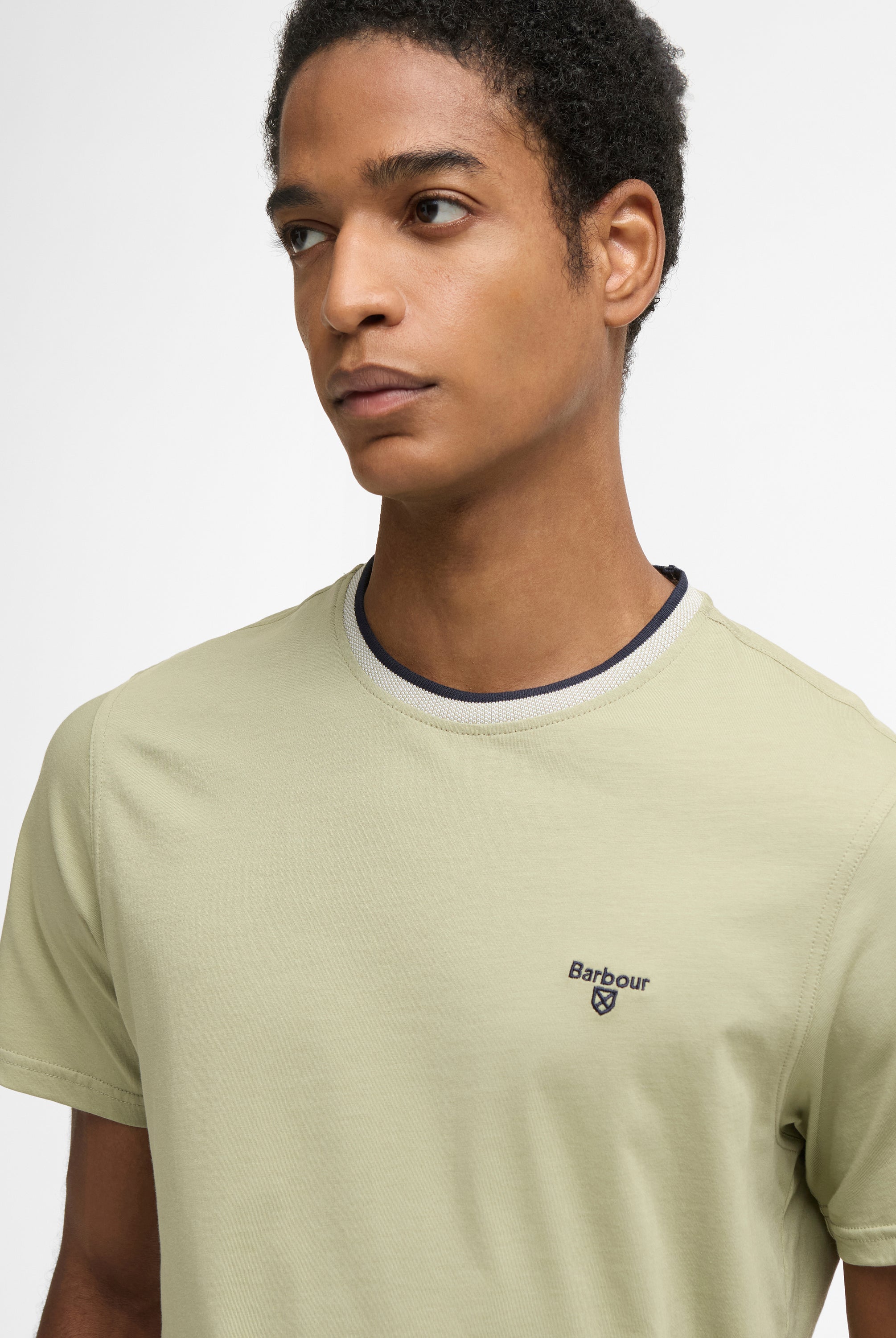 Barbour Sea Green Cornsay Tailored T-Shirt #Colour_Sea Green