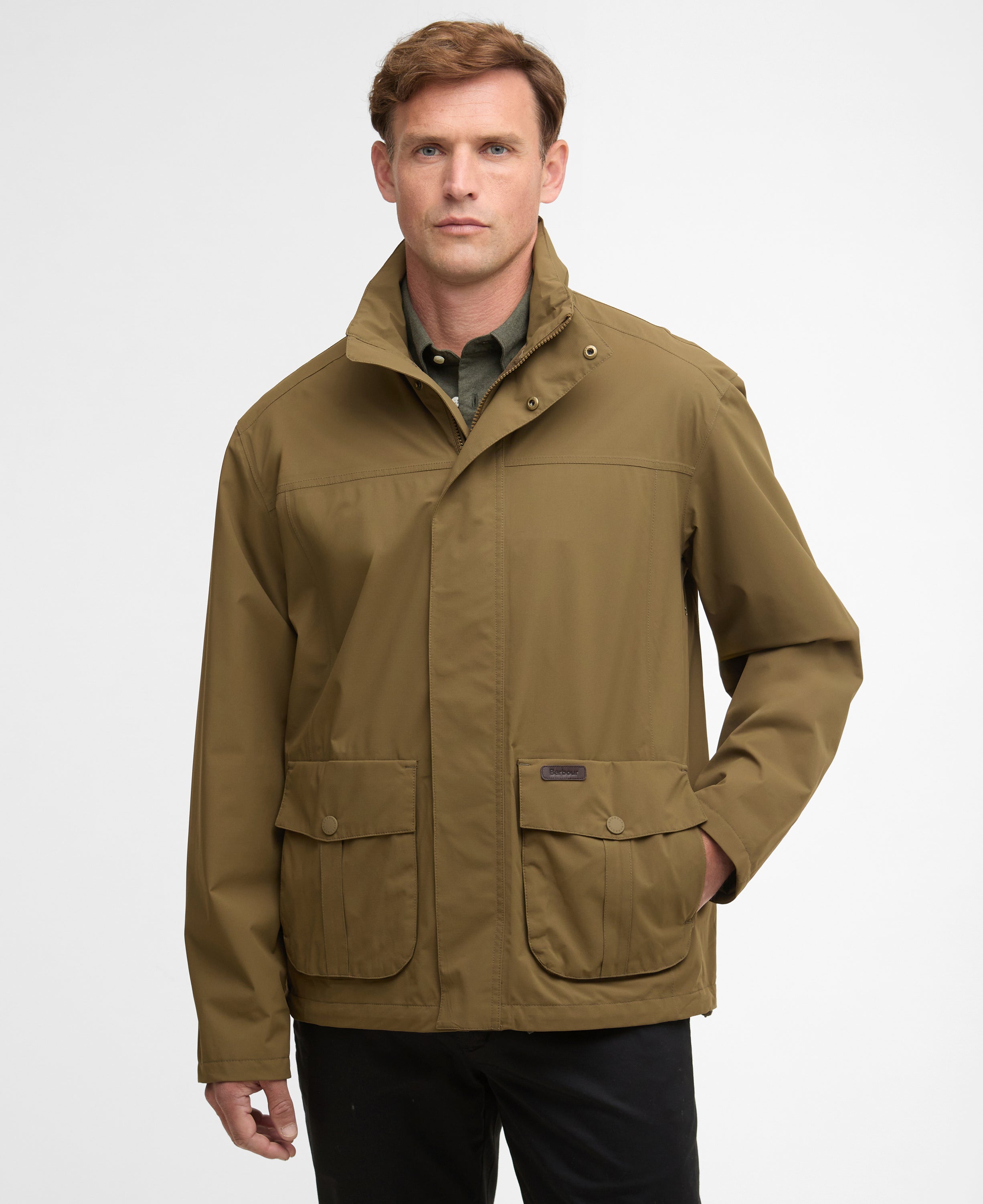 Barbour Beech Sander Waterproof Jacket #Colour_Beech