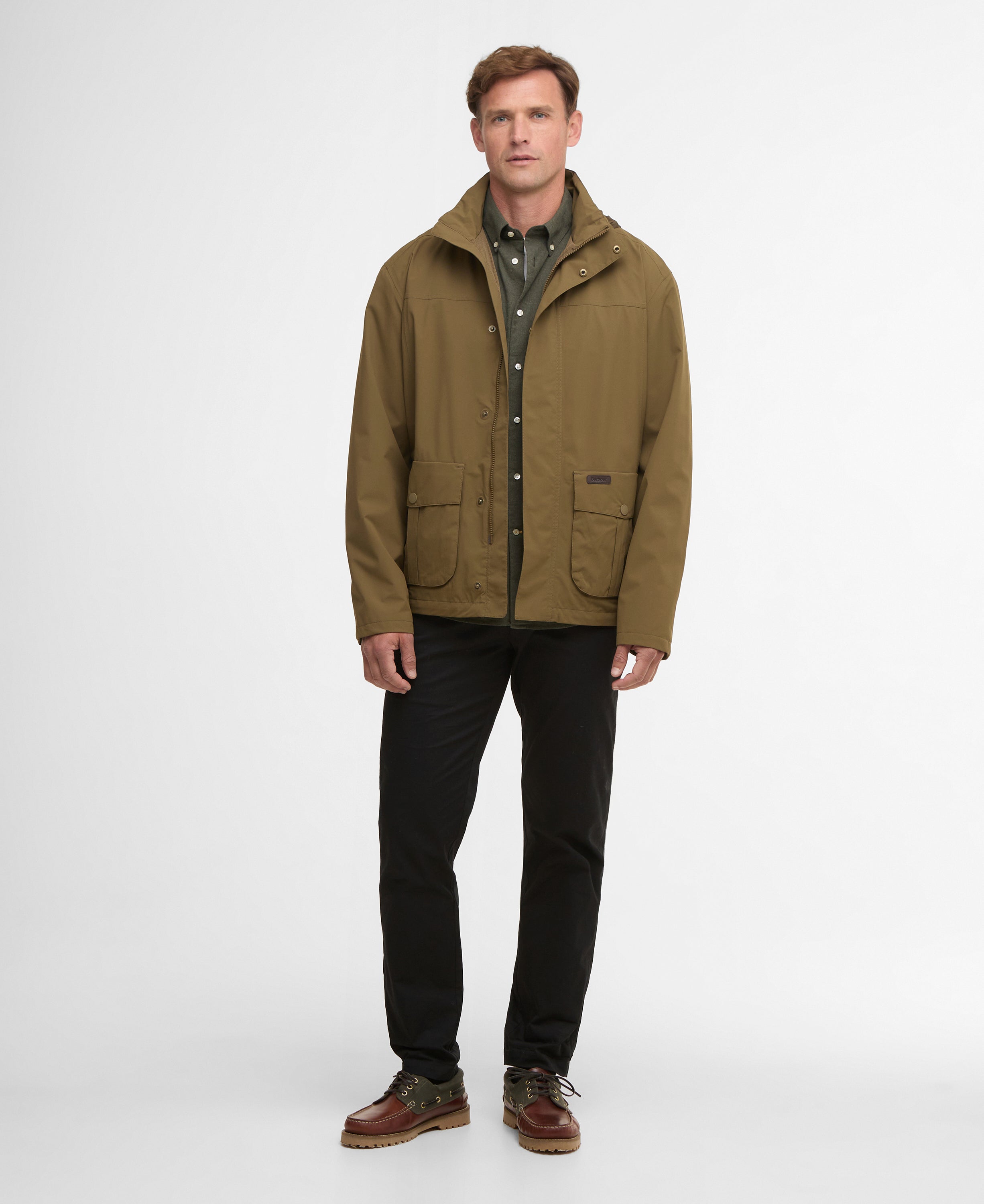 Barbour Beech Sander Waterproof Jacket #Colour_Beech