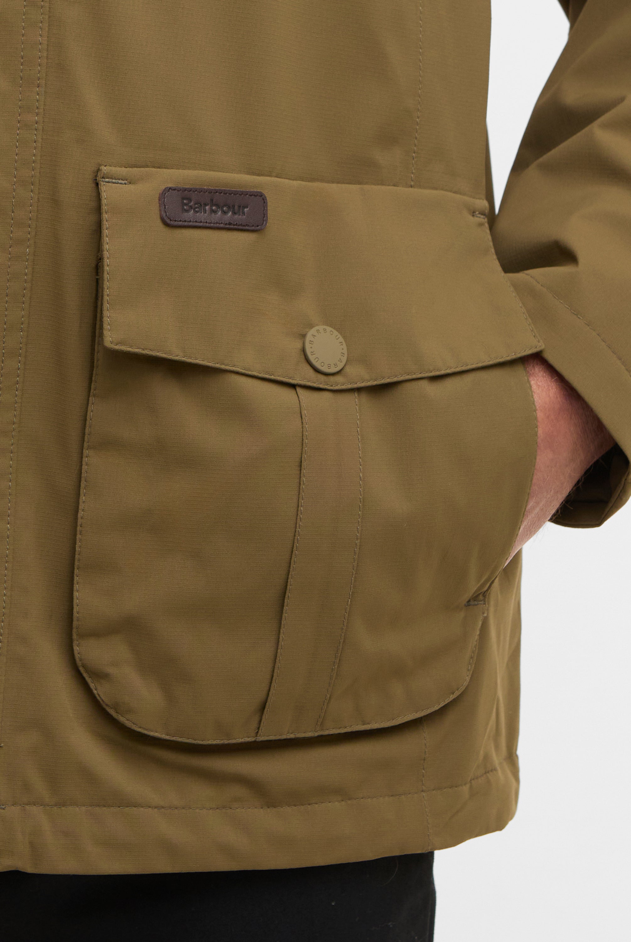 Barbour Beech Sander Waterproof Jacket #Colour_Beech