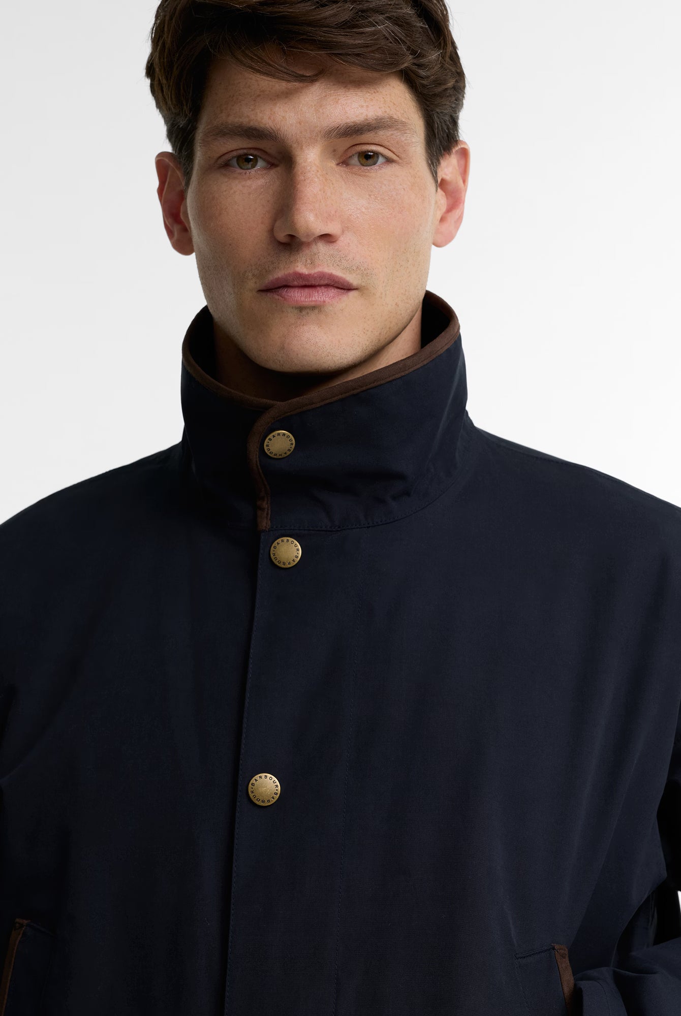 Barbour Broomfield Waterproof Jacket #Colour_Dark Navy