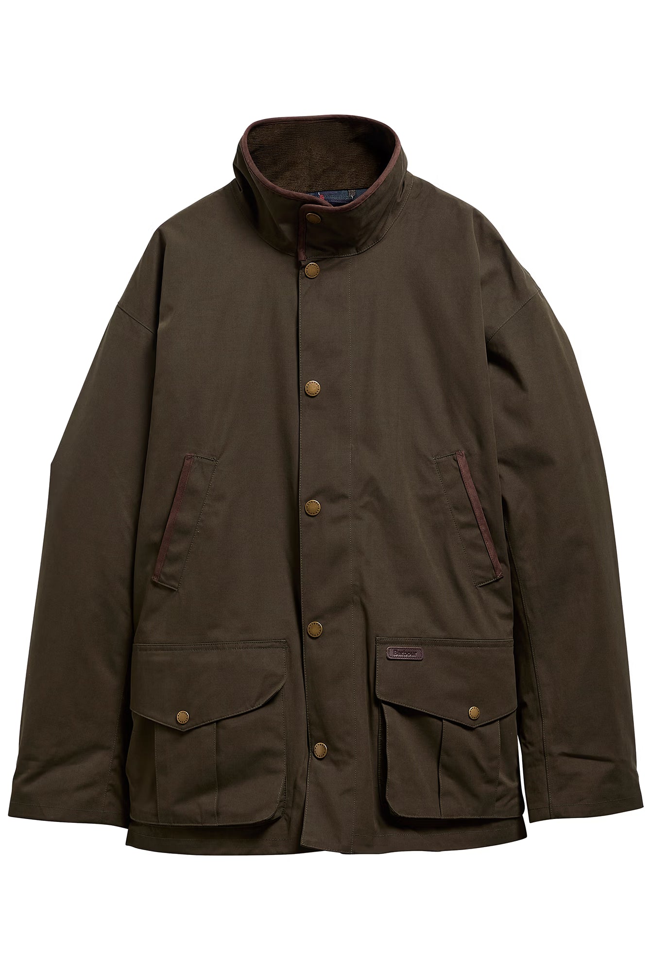 Barbour Broomfield Waterproof Jacket #Colour_Dark Olive