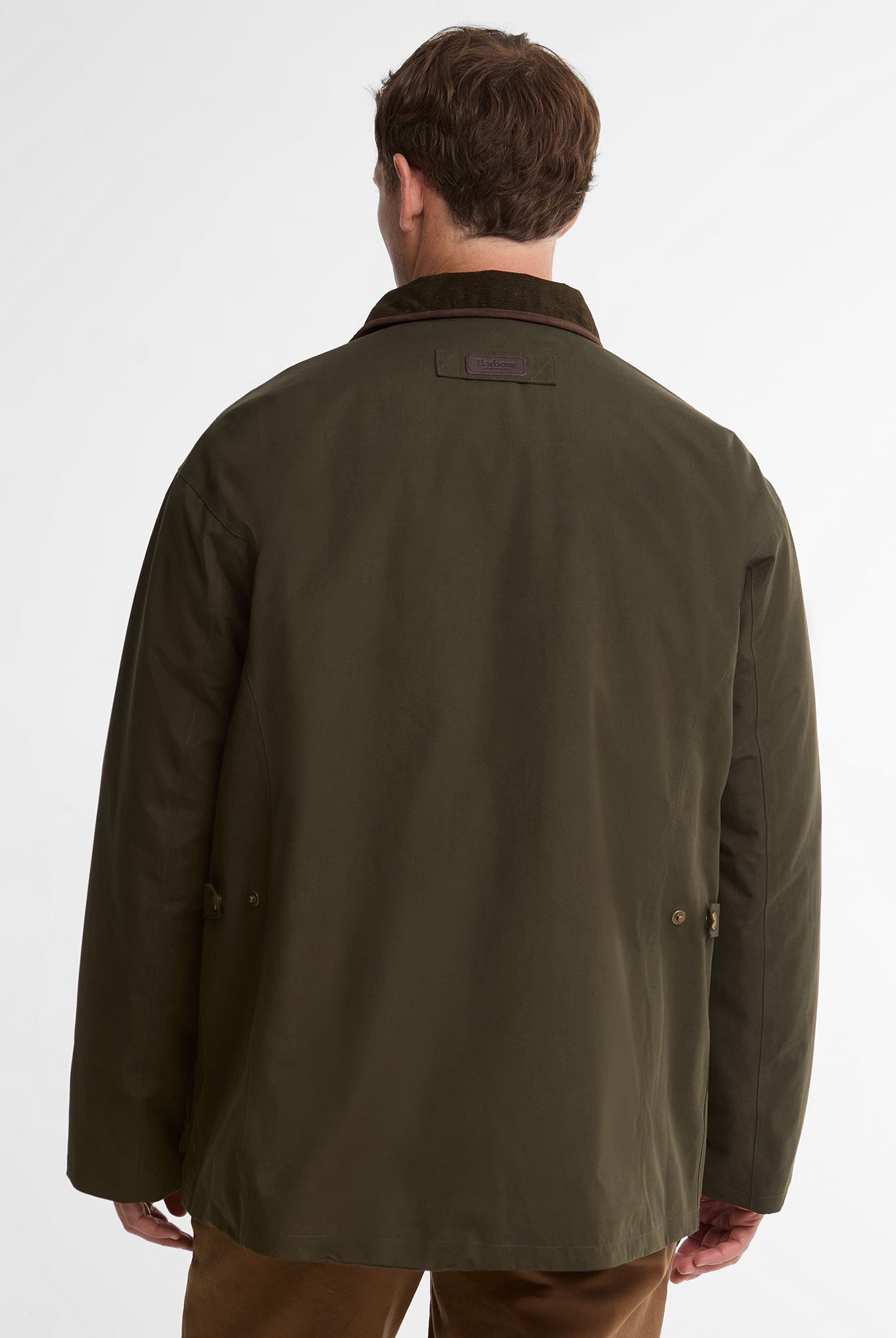 Barbour Broomfield Waterproof Jacket #Colour_Dark Olive