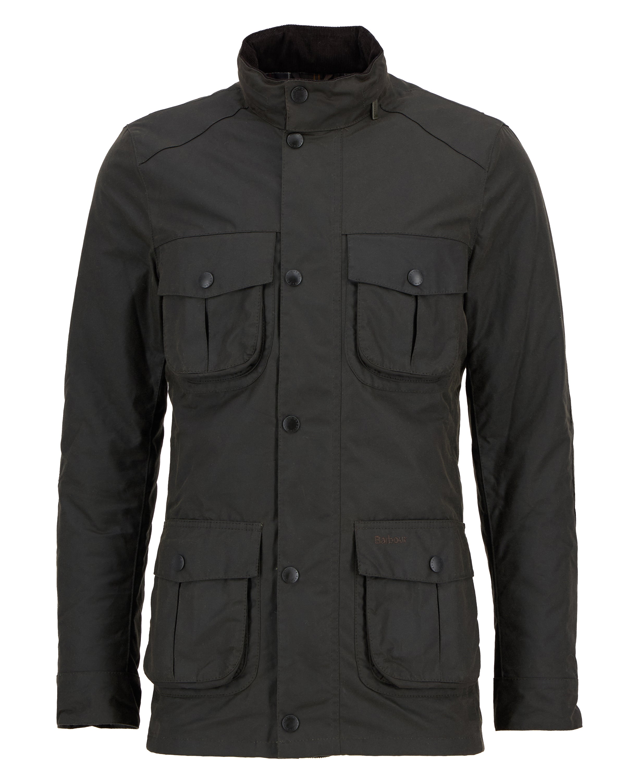 Barbour Olive/Classic Corbridge Wax Jacket #Colour_Olive/Classic