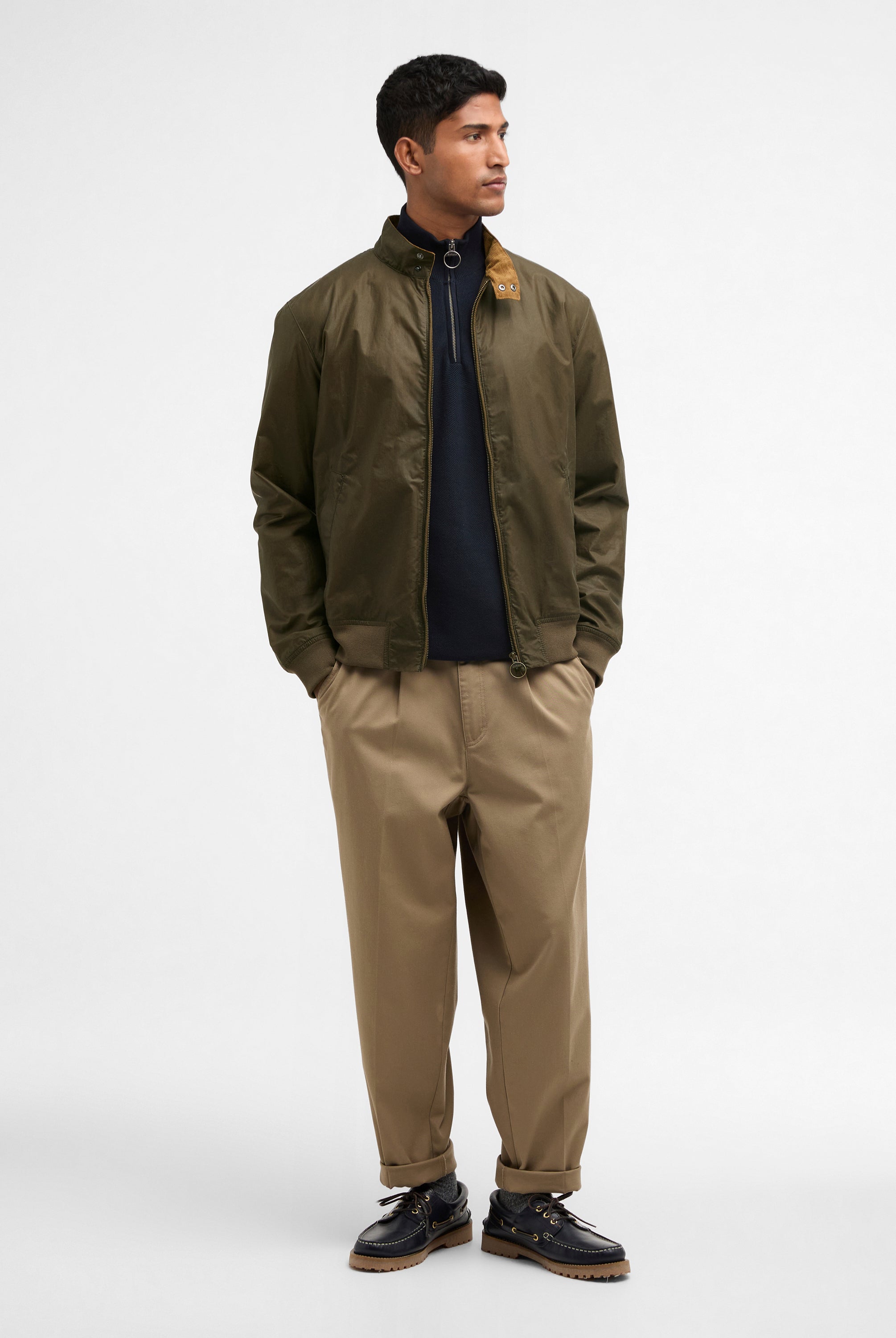 Barbour Beech Lightweight Royston Wax Jacket #Colour_Beech