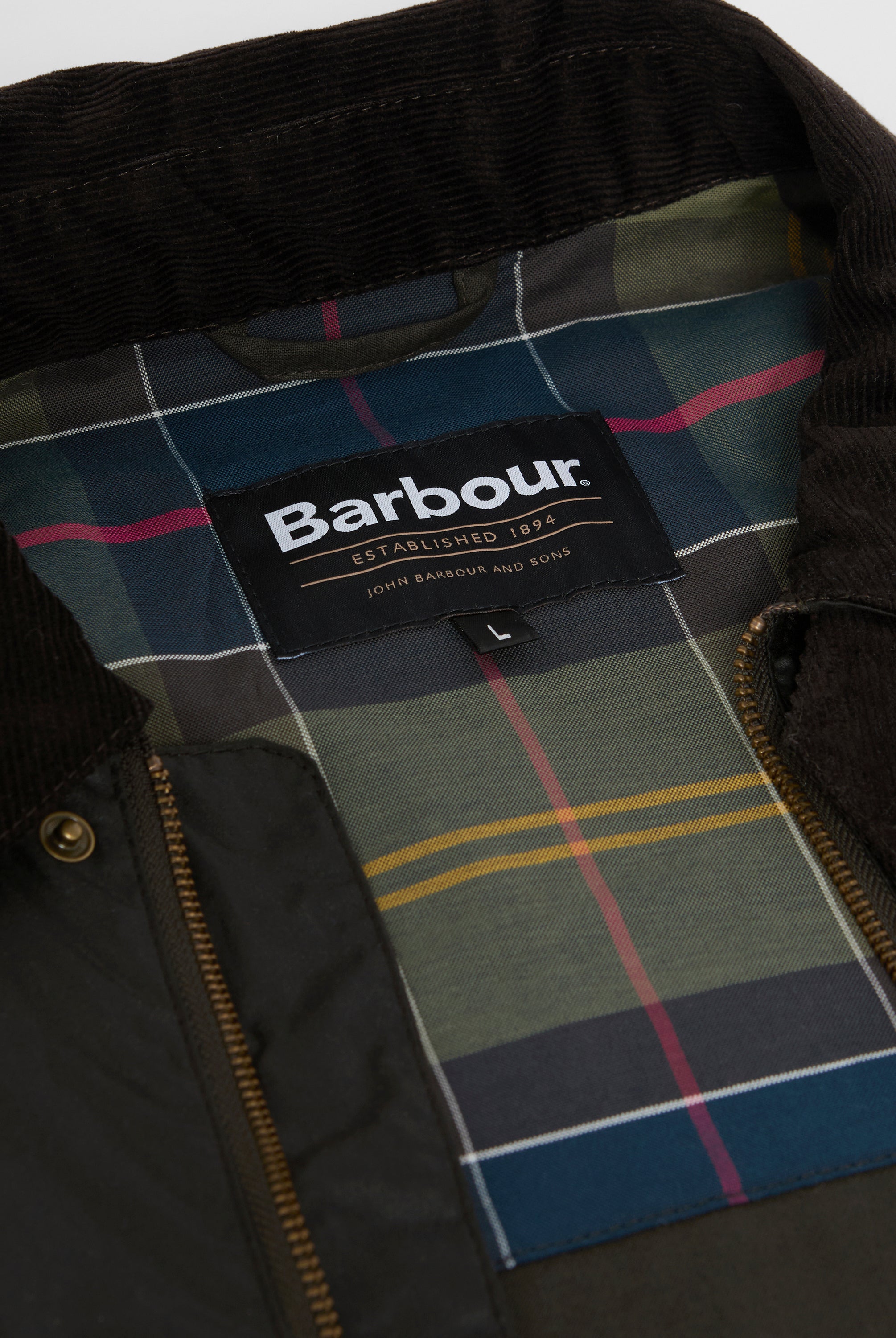 Barbour Dark Olive Lightweight Stratford Wax Jacket #Colour_Dark Olive