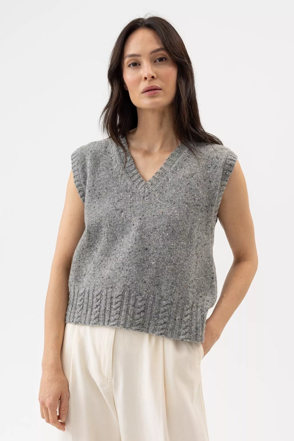 Holebrook Magda Vest #Colour_Grey