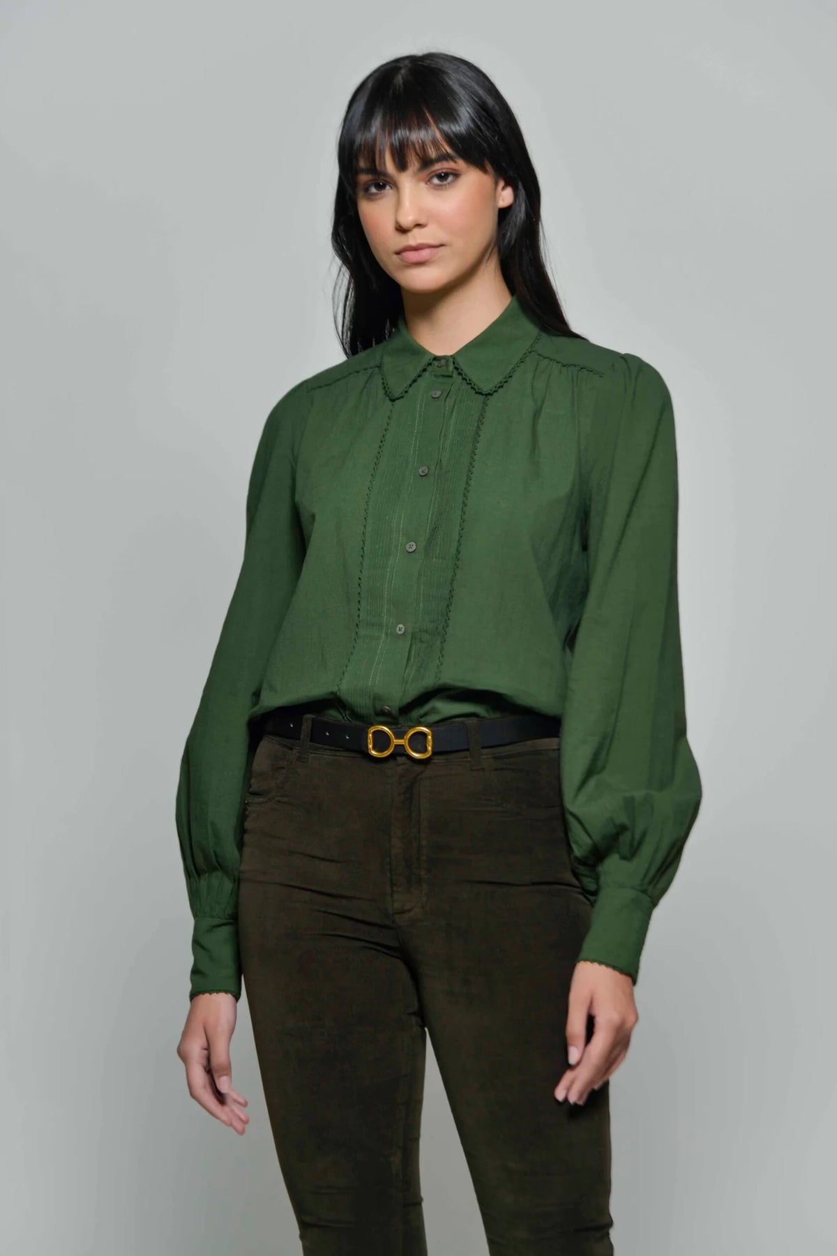 Mariella Olive Green Shirt