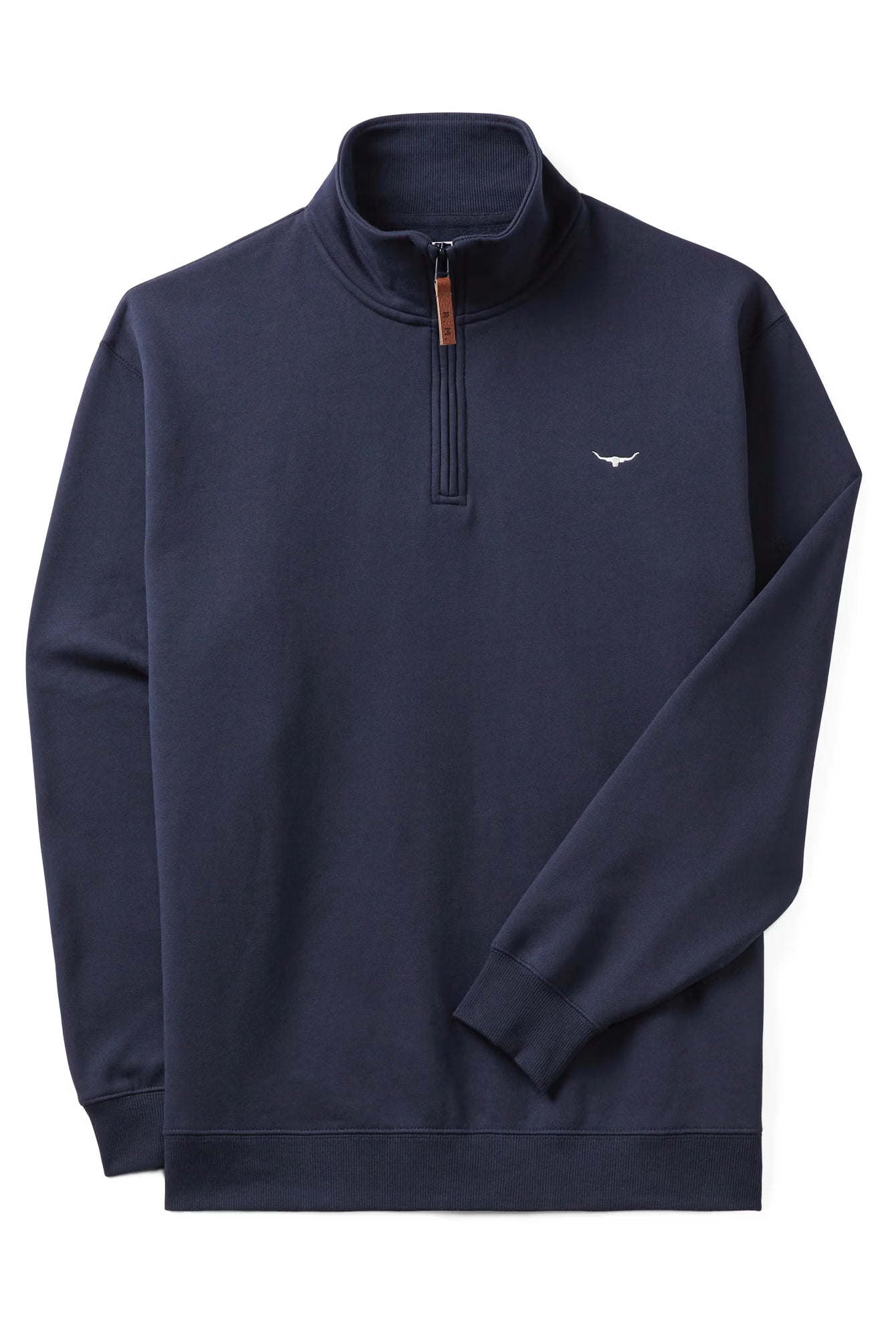 R.M. Williams Mulyungarie 1/4 Zip Sweatshirt #Colour_Navy