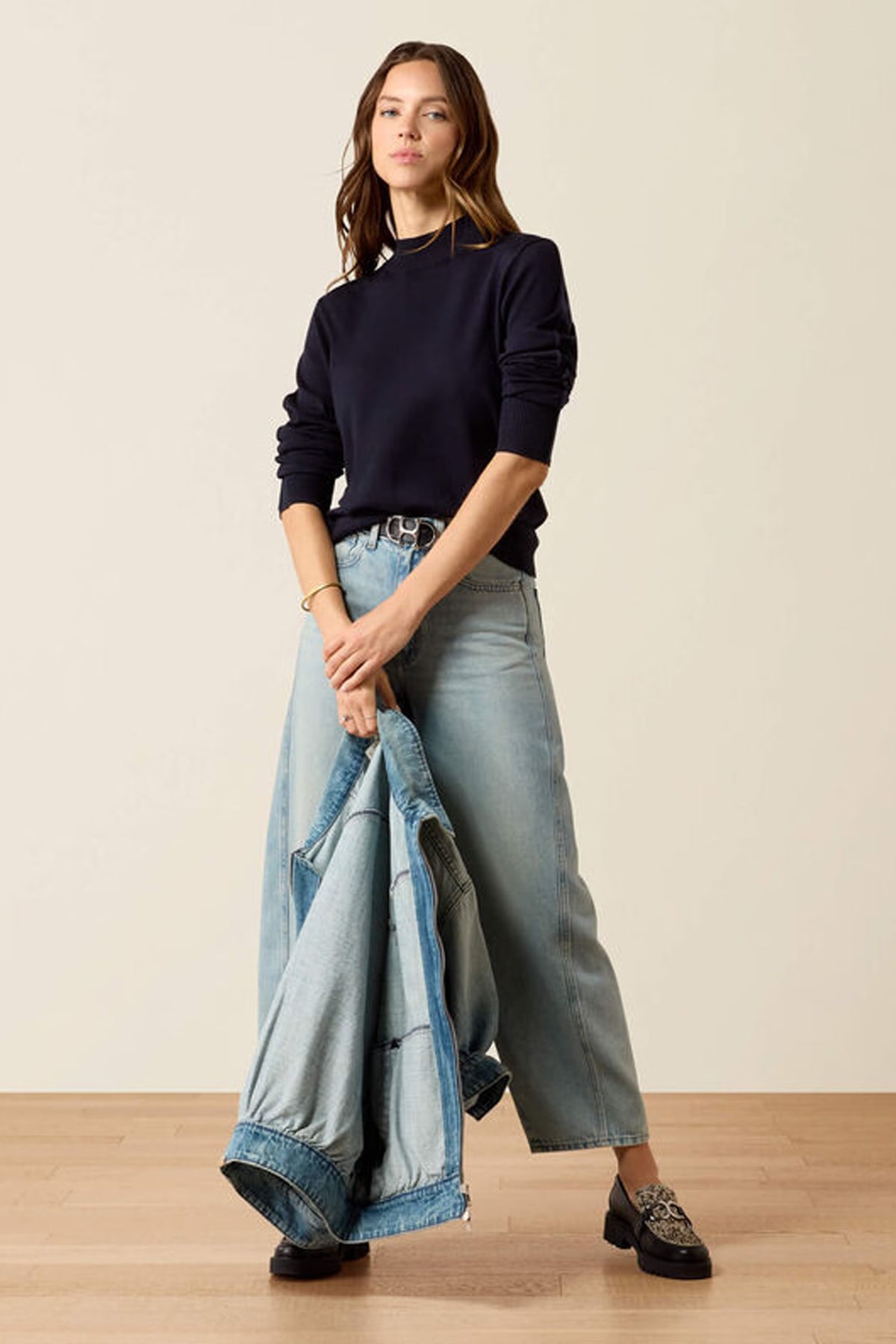 Ariat Coney Sweater #Colour_Show Navy