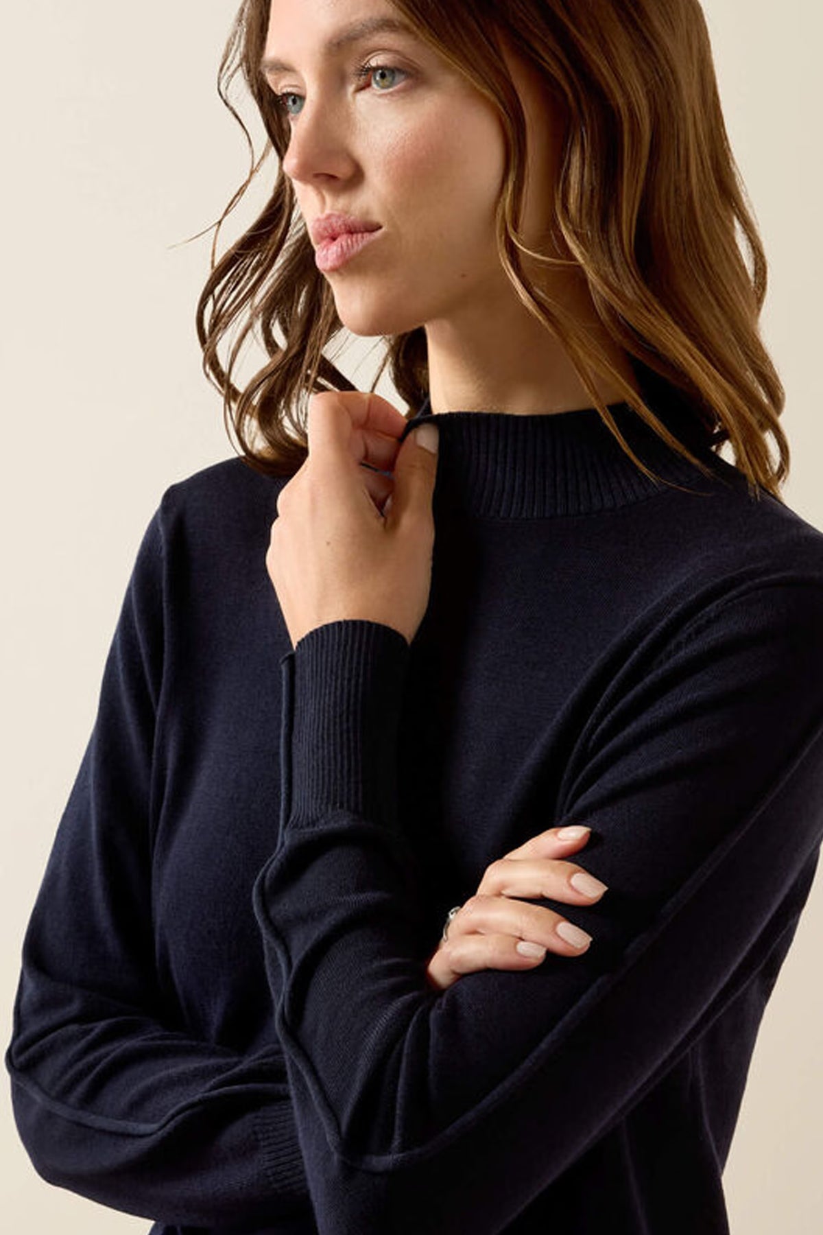 Ariat Coney Sweater #Colour_Show Navy