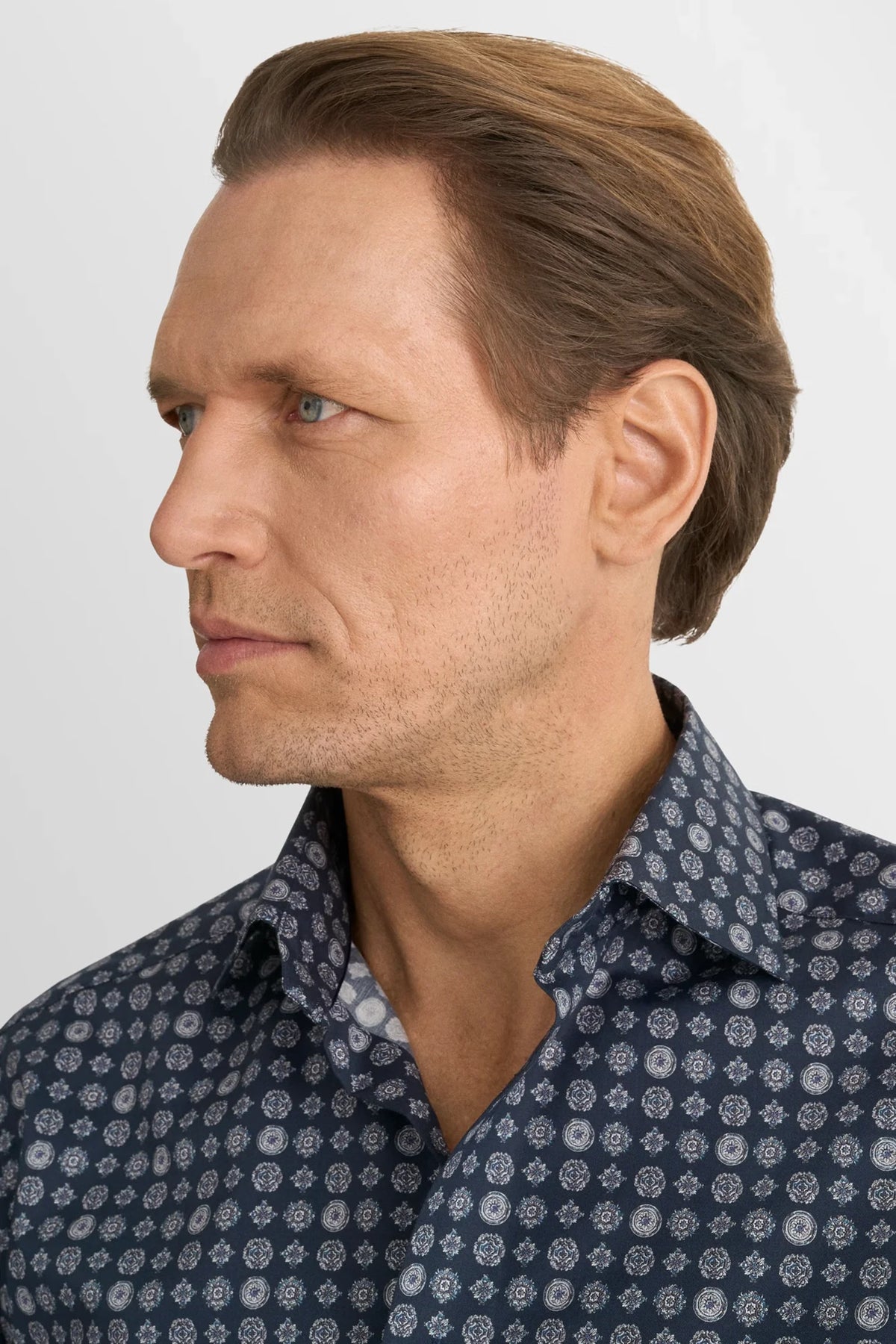 Geometric Signature Twill Shirt