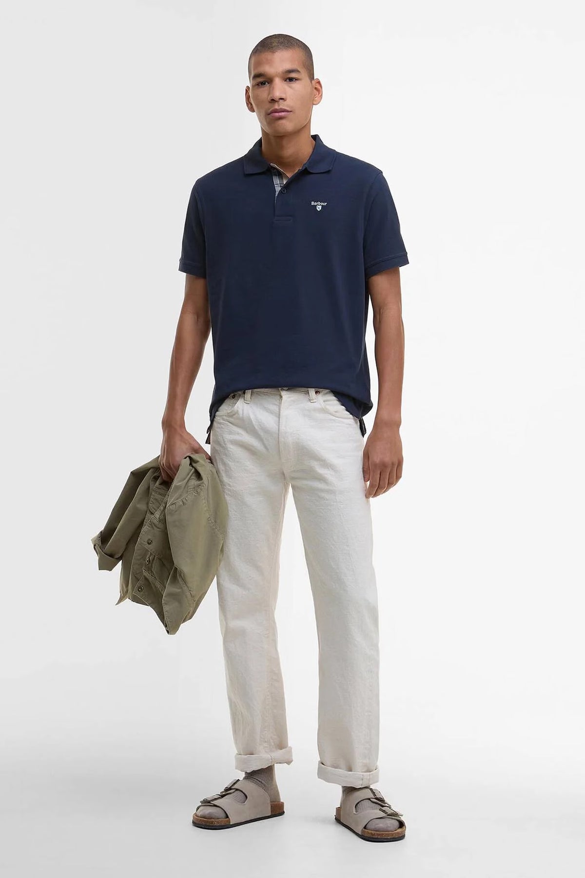 Tartan Pique Tailored Polo Shirt