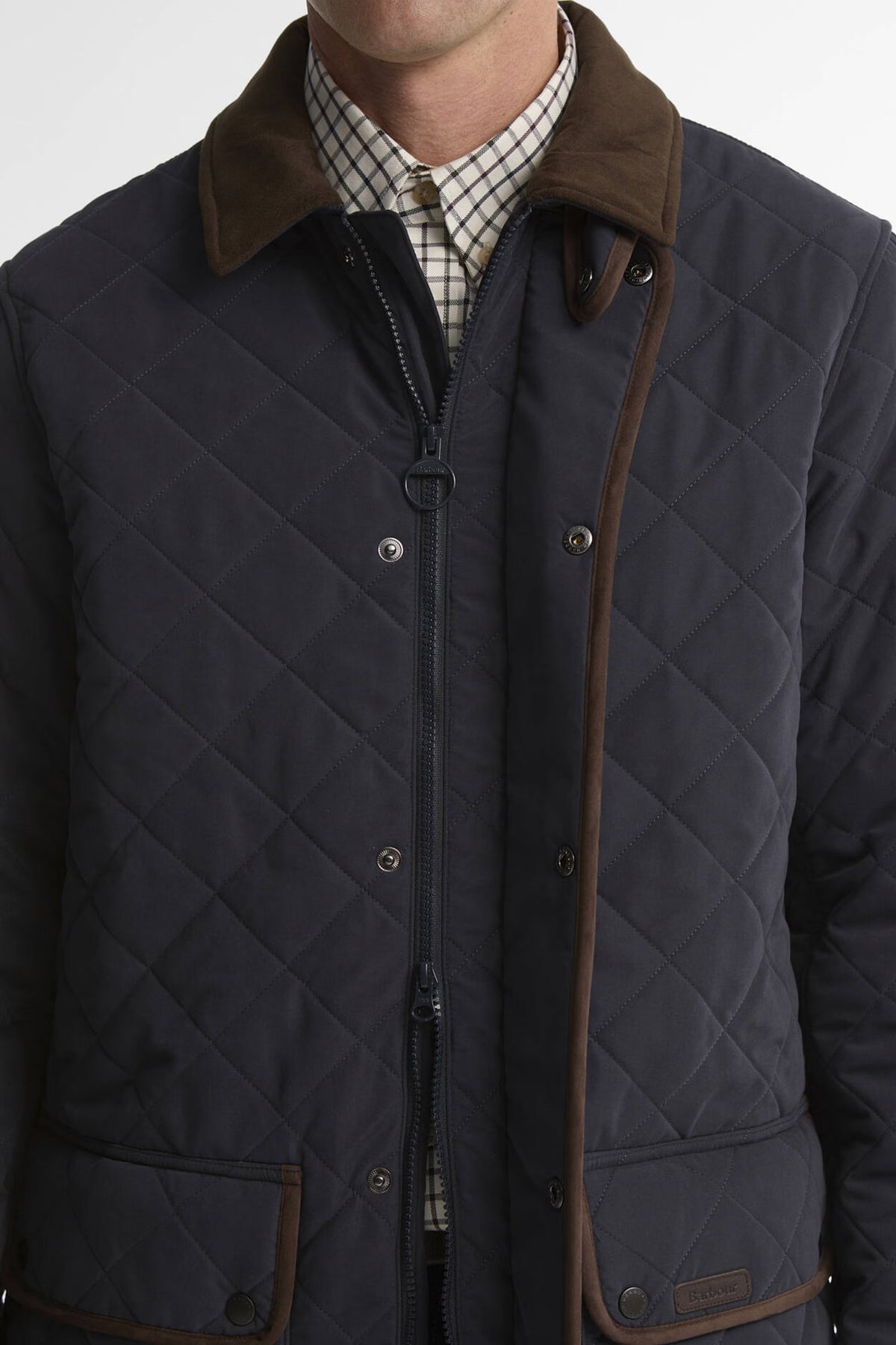 Barbour Thursby Polarquilt Jacket #Colour_Dark Navy