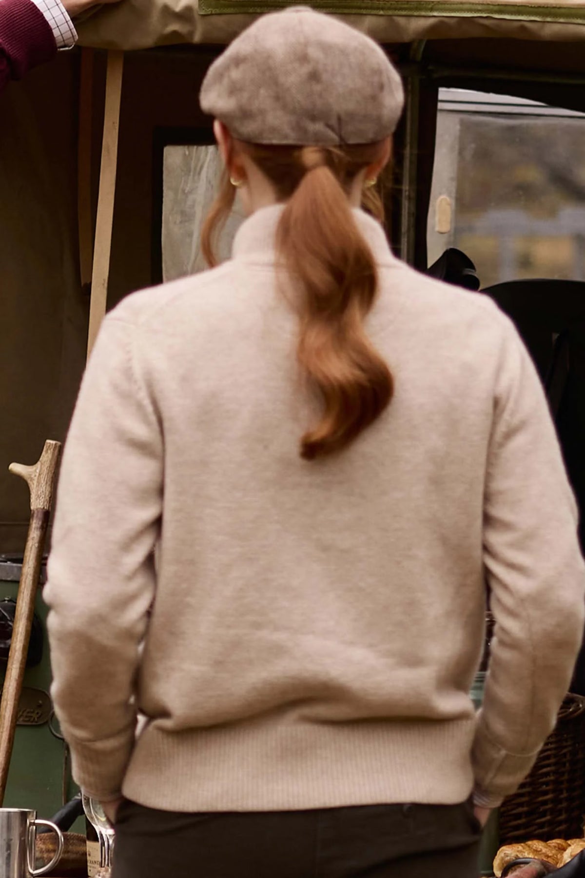 Schoffel Thoralby 1/4 Zip Jumper #Colour_Oatmeal