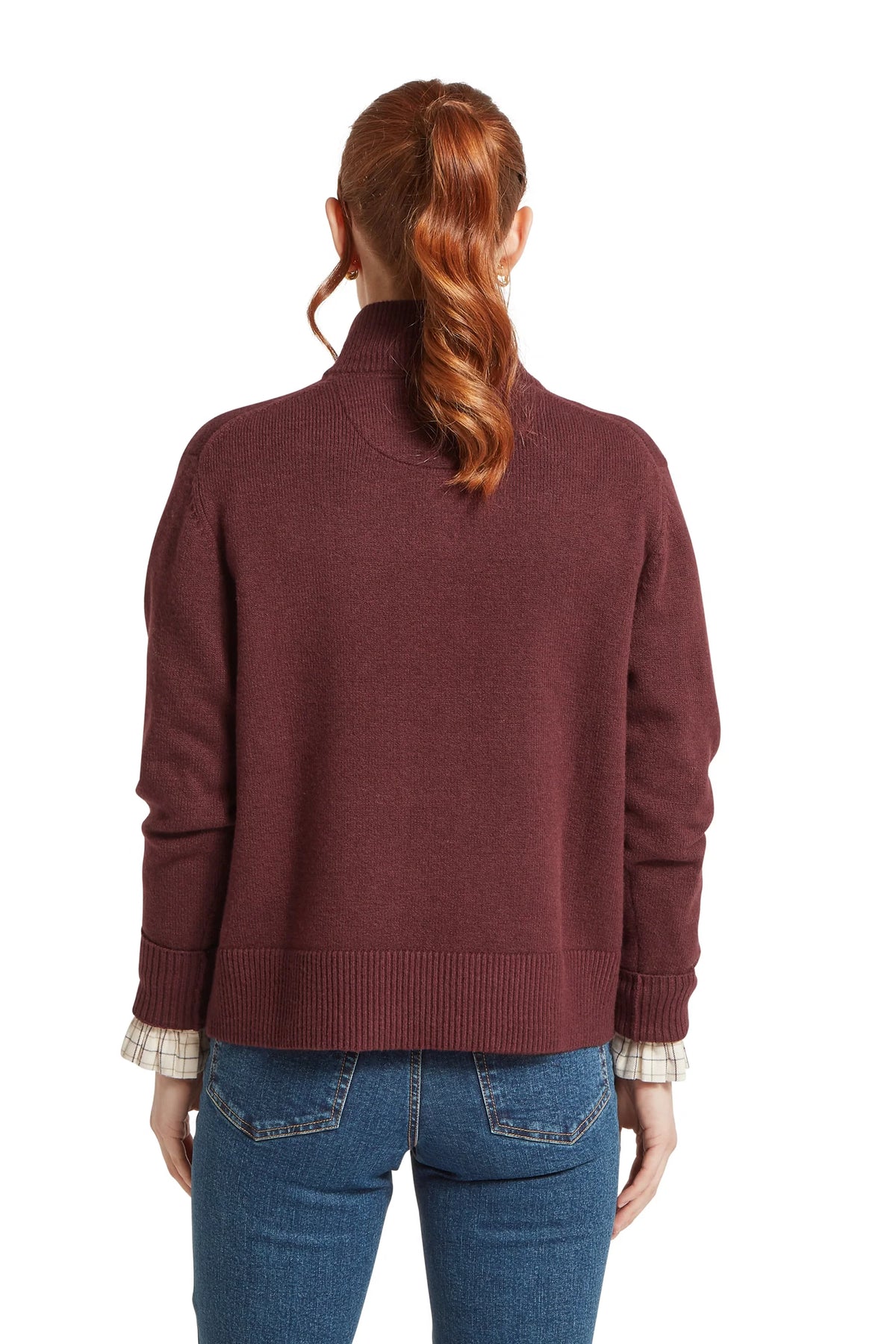 Schoffel Thoralby 1/4 Zip Jumper #Colour_Port