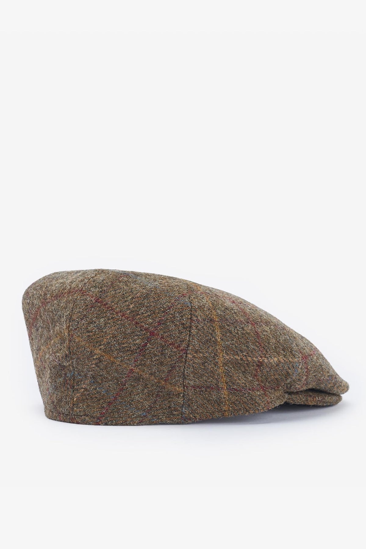 Barbour Crieff Flat Cap #Colour_Olive/Blue/Red