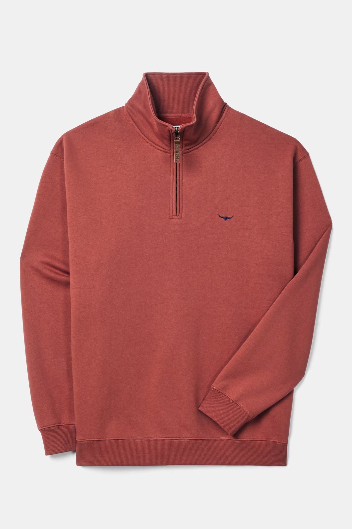 R.M. Williams Mulyungarie 1/4 Zip Sweatshirt #Colour_Red