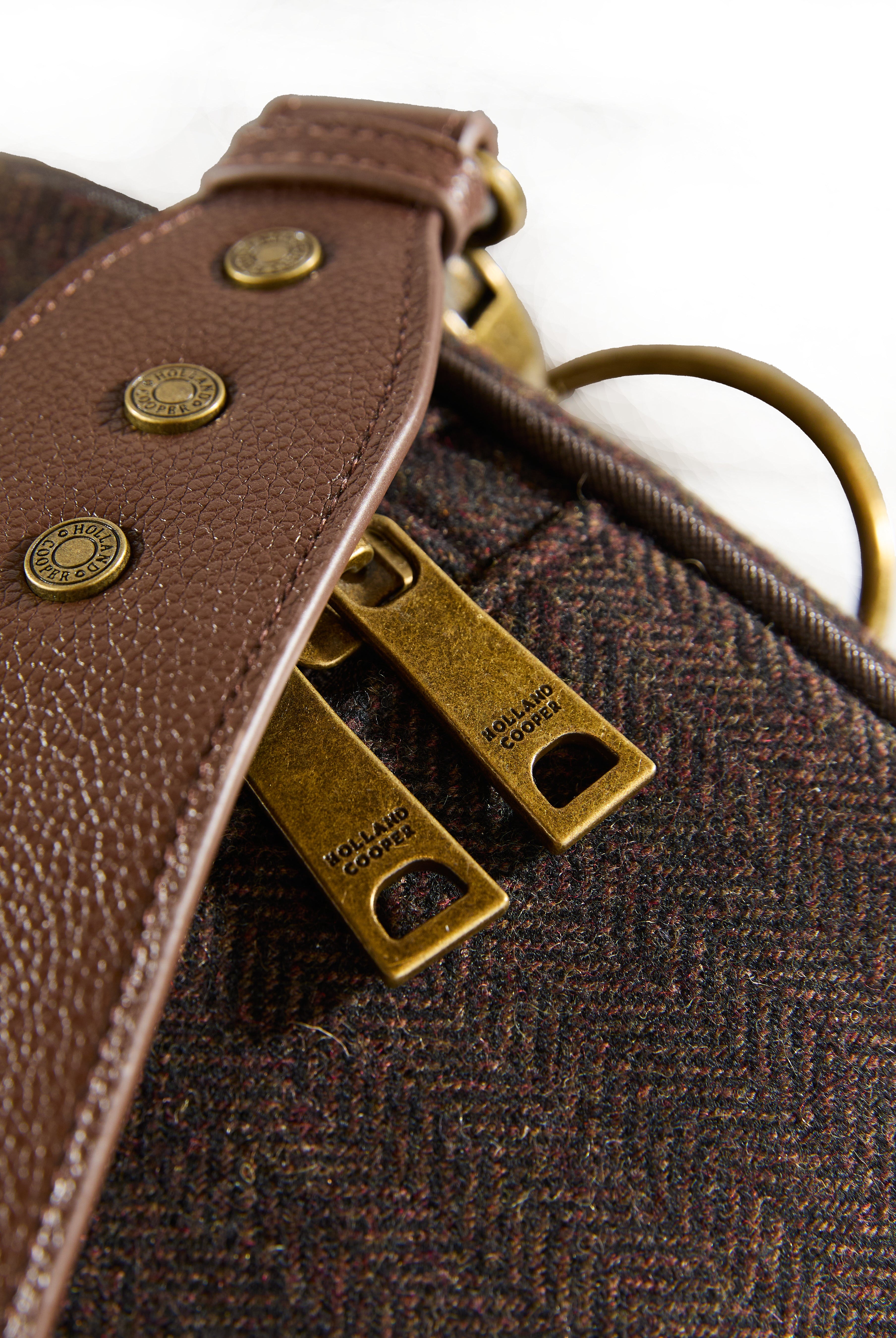 Regency Holdall - brown herringbone - View 8