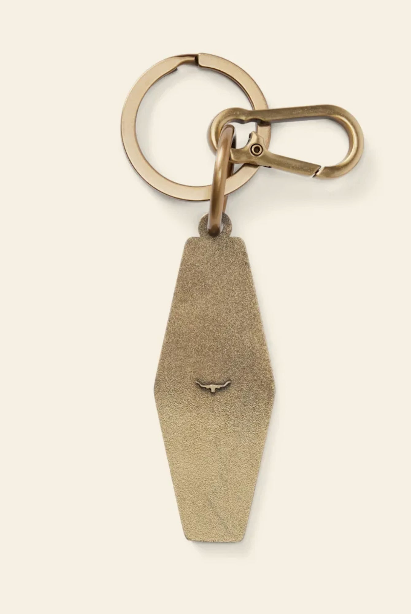 R.M. Williams Rope Logo Enamel Keyring #Colour_Pine Green