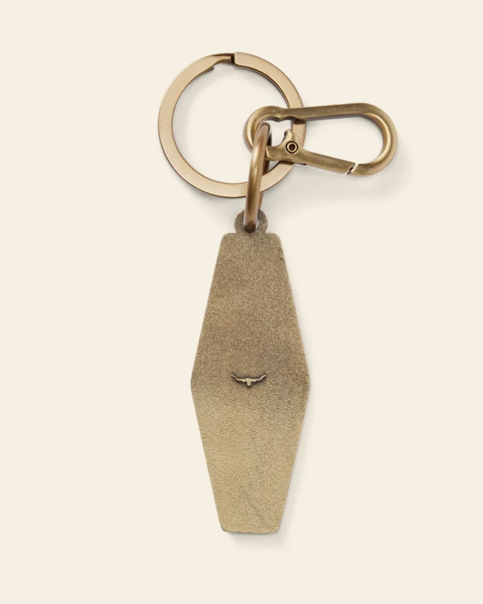 R.M. Williams Rope Logo Enamel Keyring #Colour_Pine Green