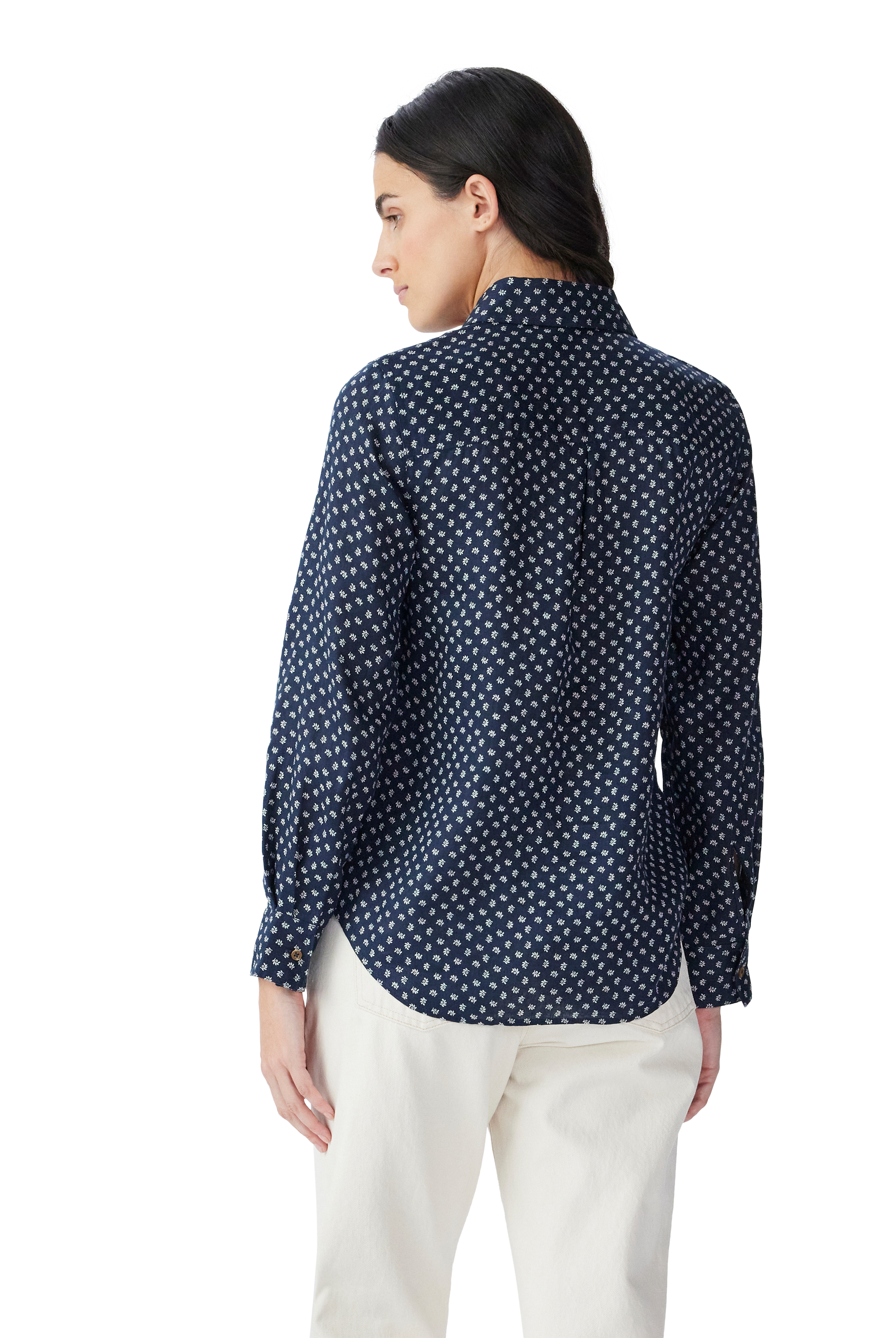 R.M. Williams Olney Print Linen Shirt #Colour_