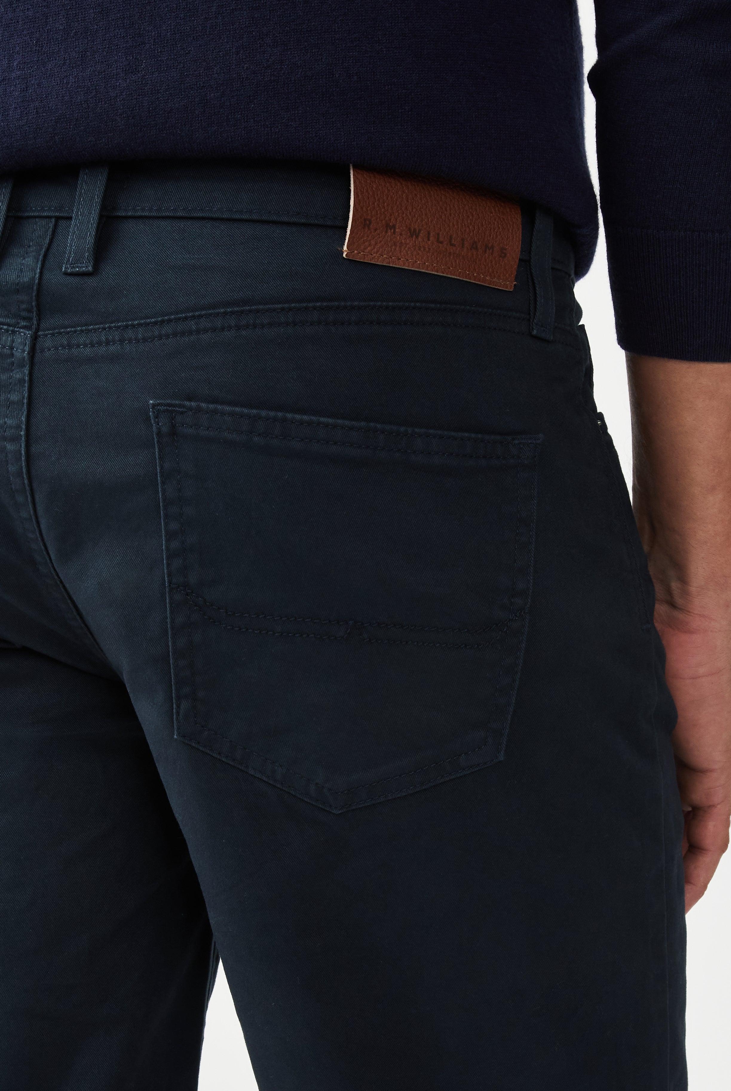 R.M. Williams Navy Nicholson Short #Colour_Navy