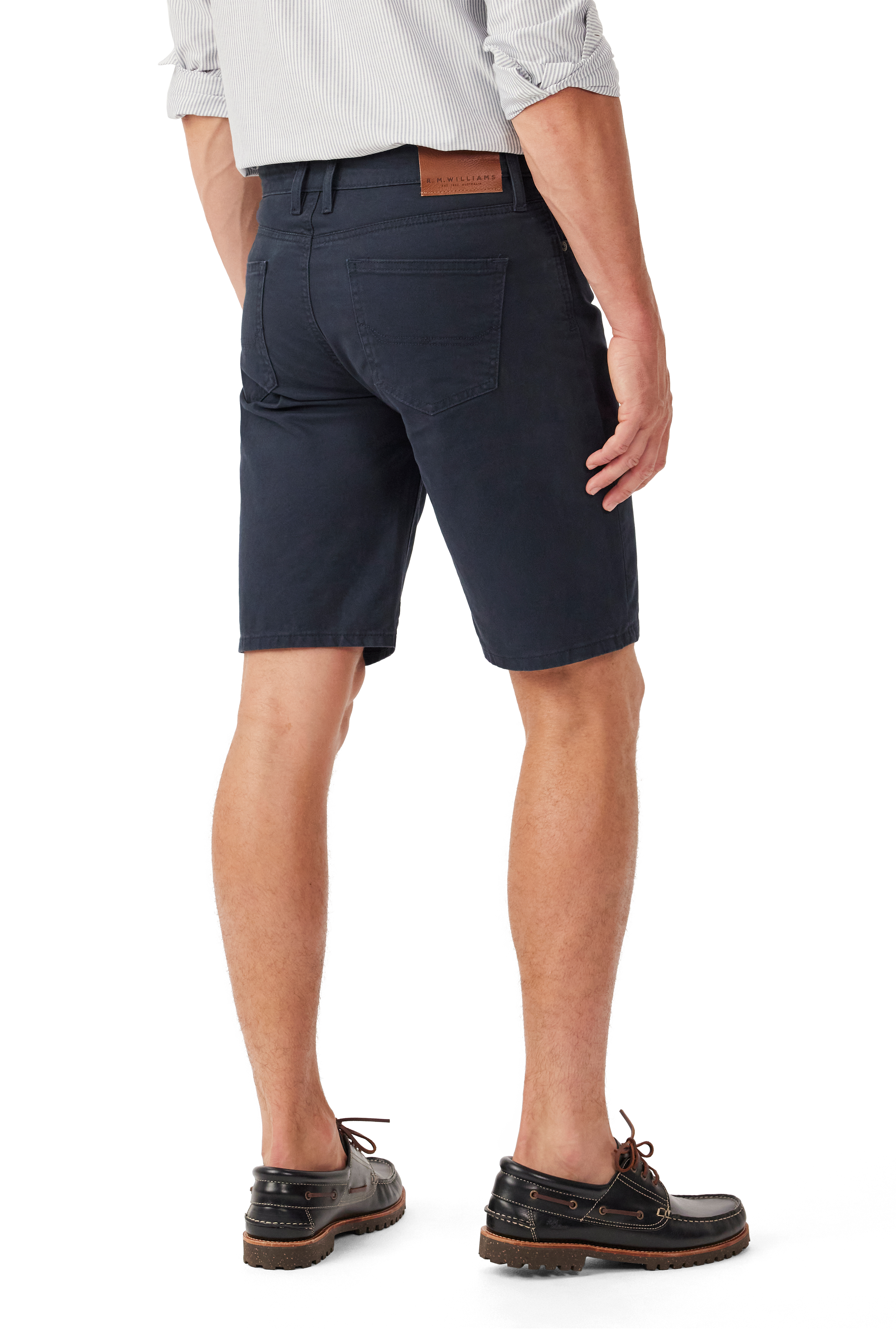 R.M. Williams Navy Nicholson Short #Colour_Navy