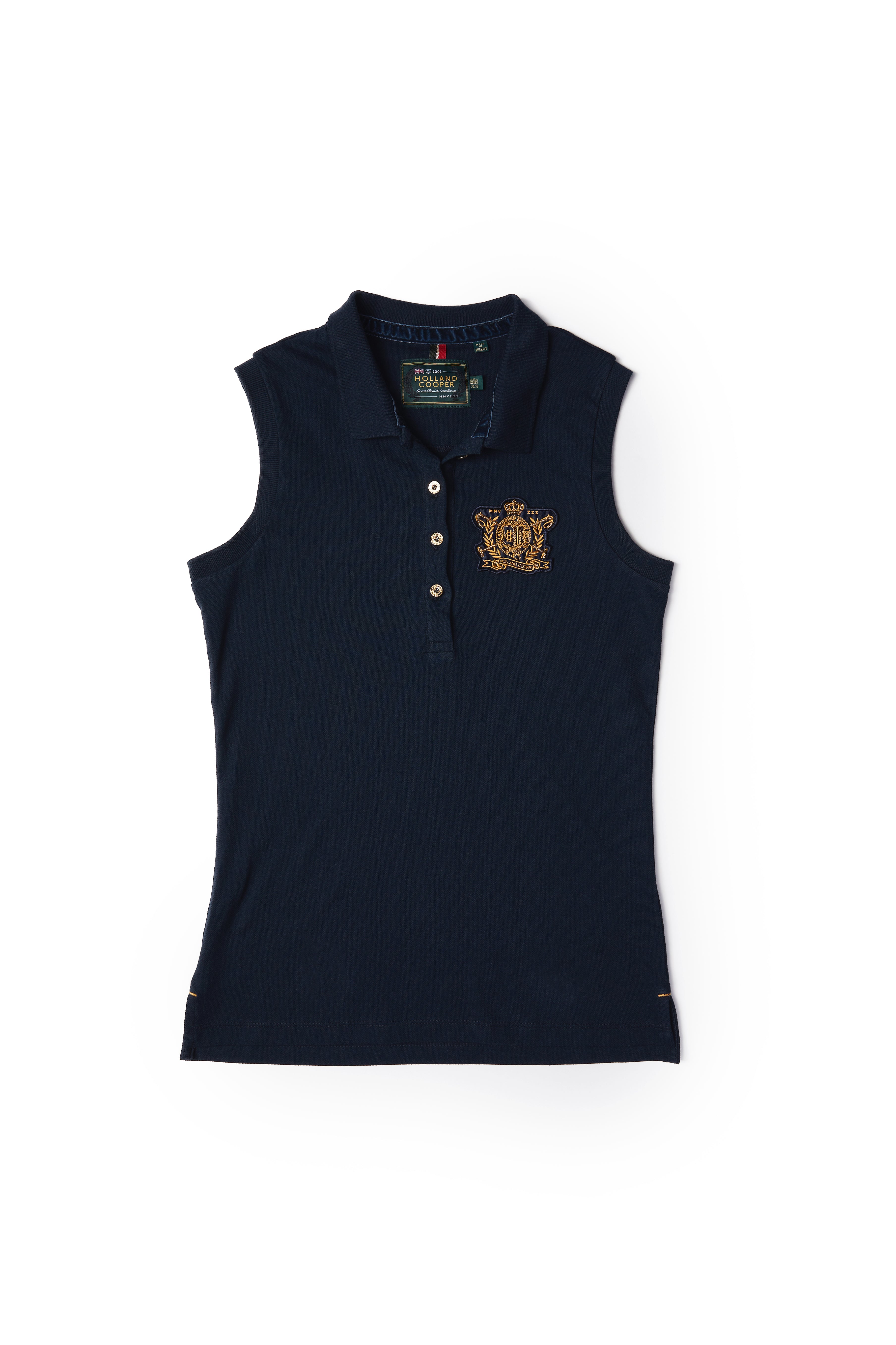 Sleeveless Polo - ink navy - XL - View 65