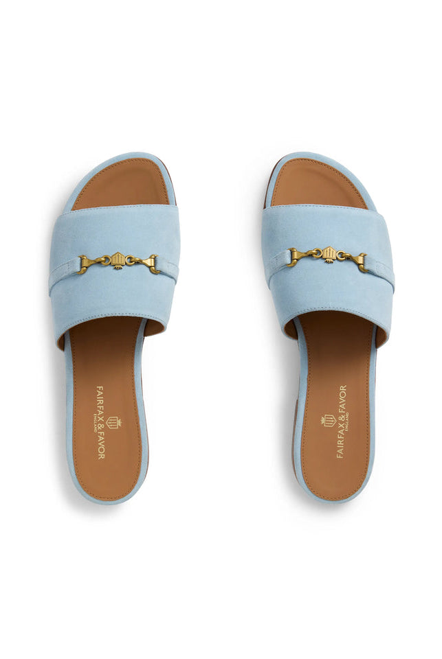 Fairfax & Favor Sky Blue Heacham Sandal #Colour_Sky Blue