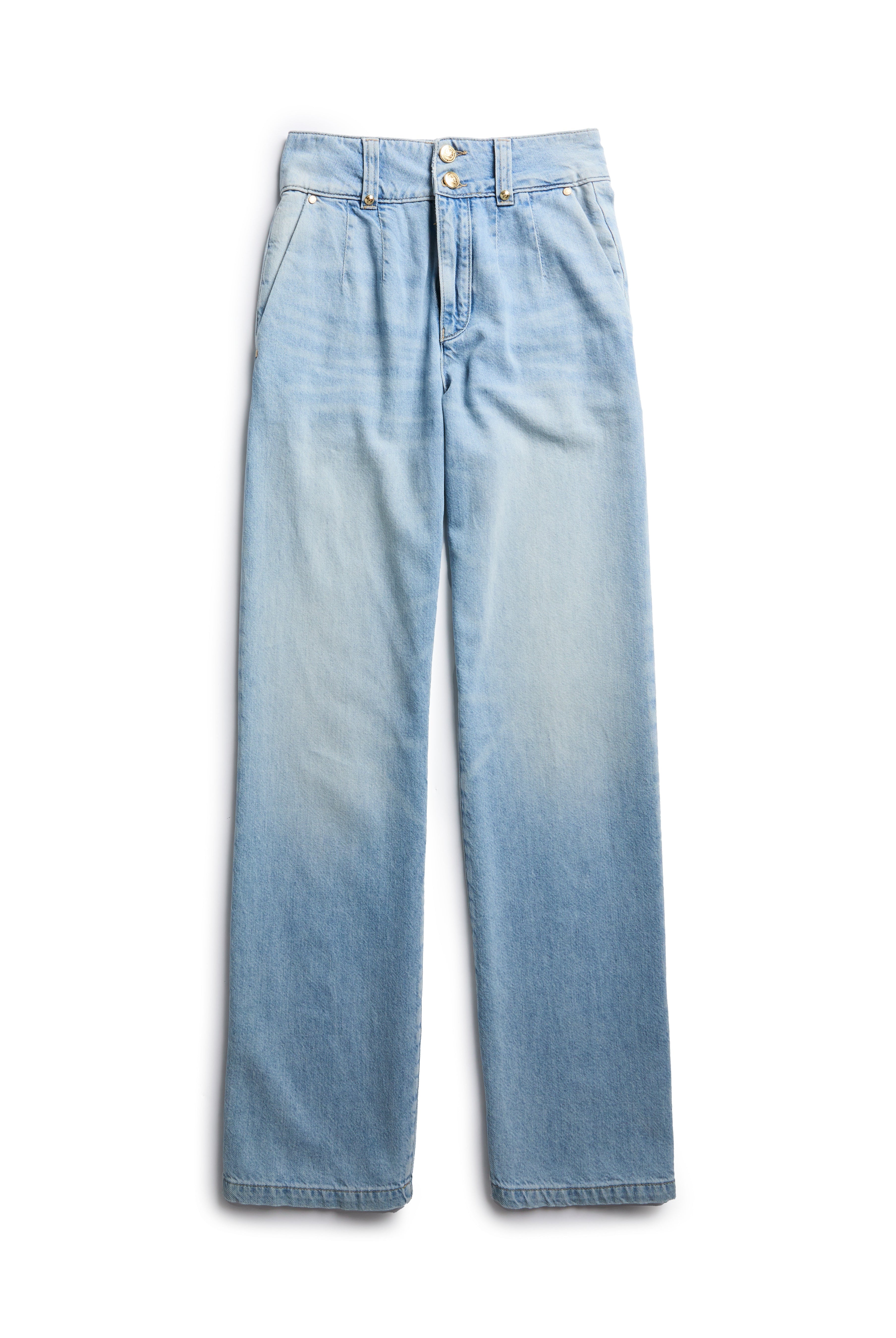 Tailored Wide Leg Jean - vintage indigo - 16 - View 61