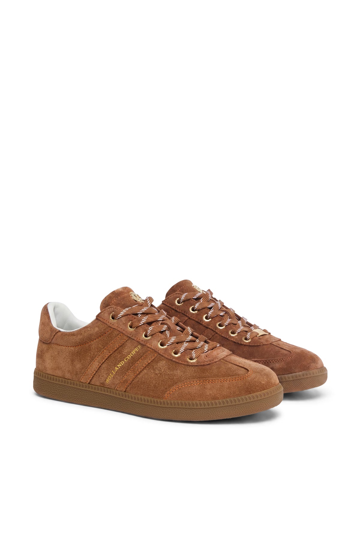 Holland Cooper Knightsbridge Court Trainer #Colour_Tan