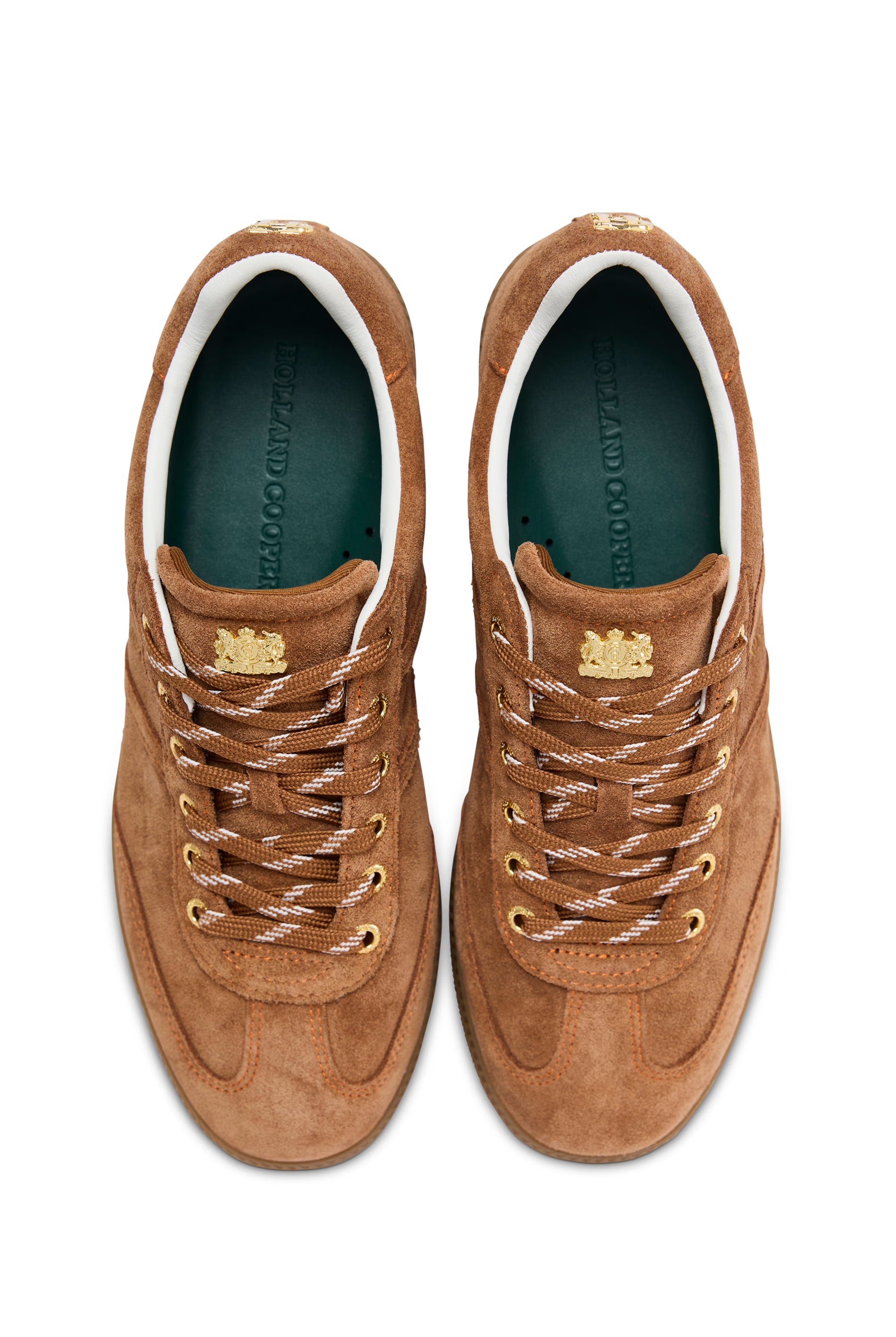 Holland Cooper Knightsbridge Court Trainer #Colour_Tan
