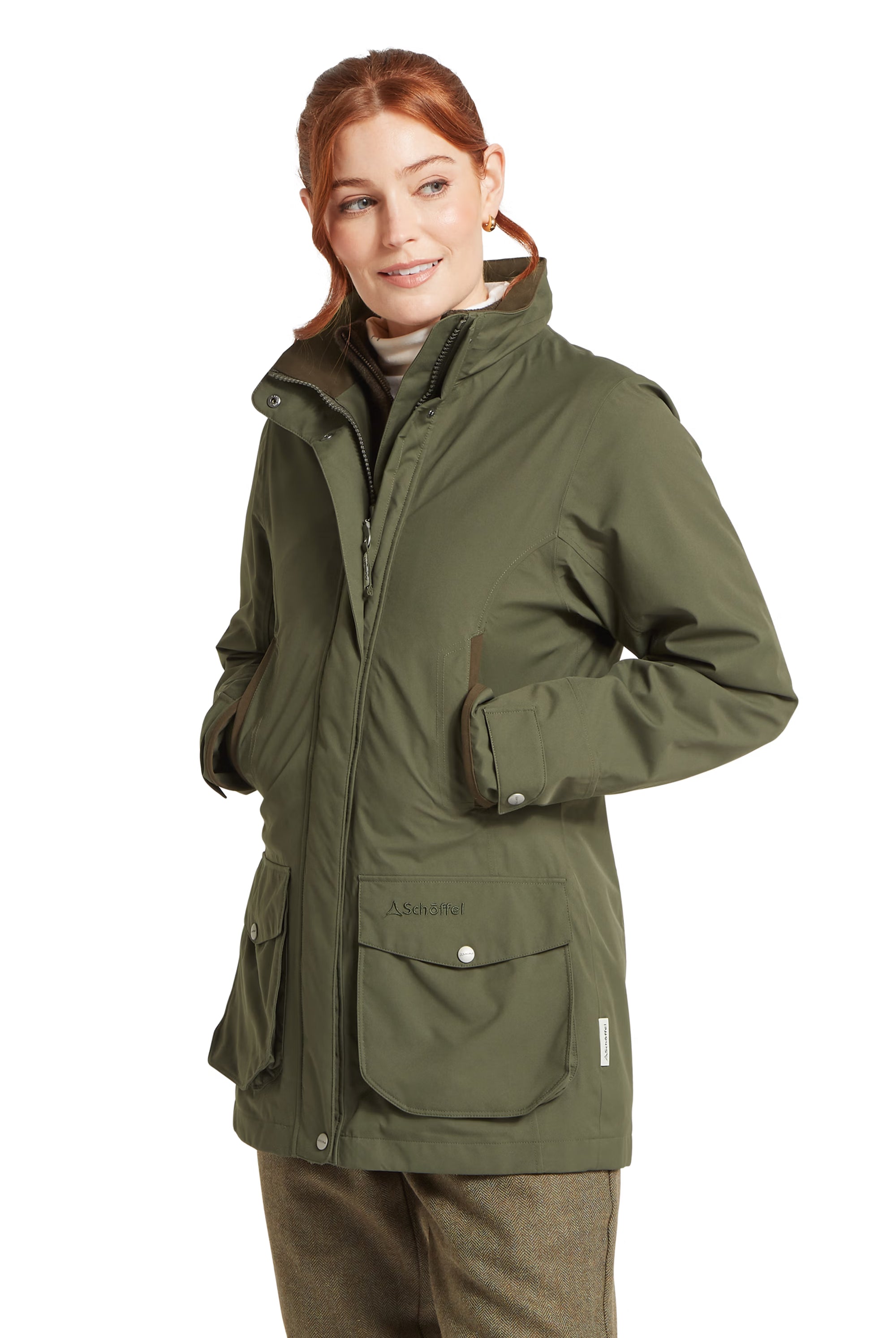 Schoffel Teal Ultralight Coat #Colour_Forest