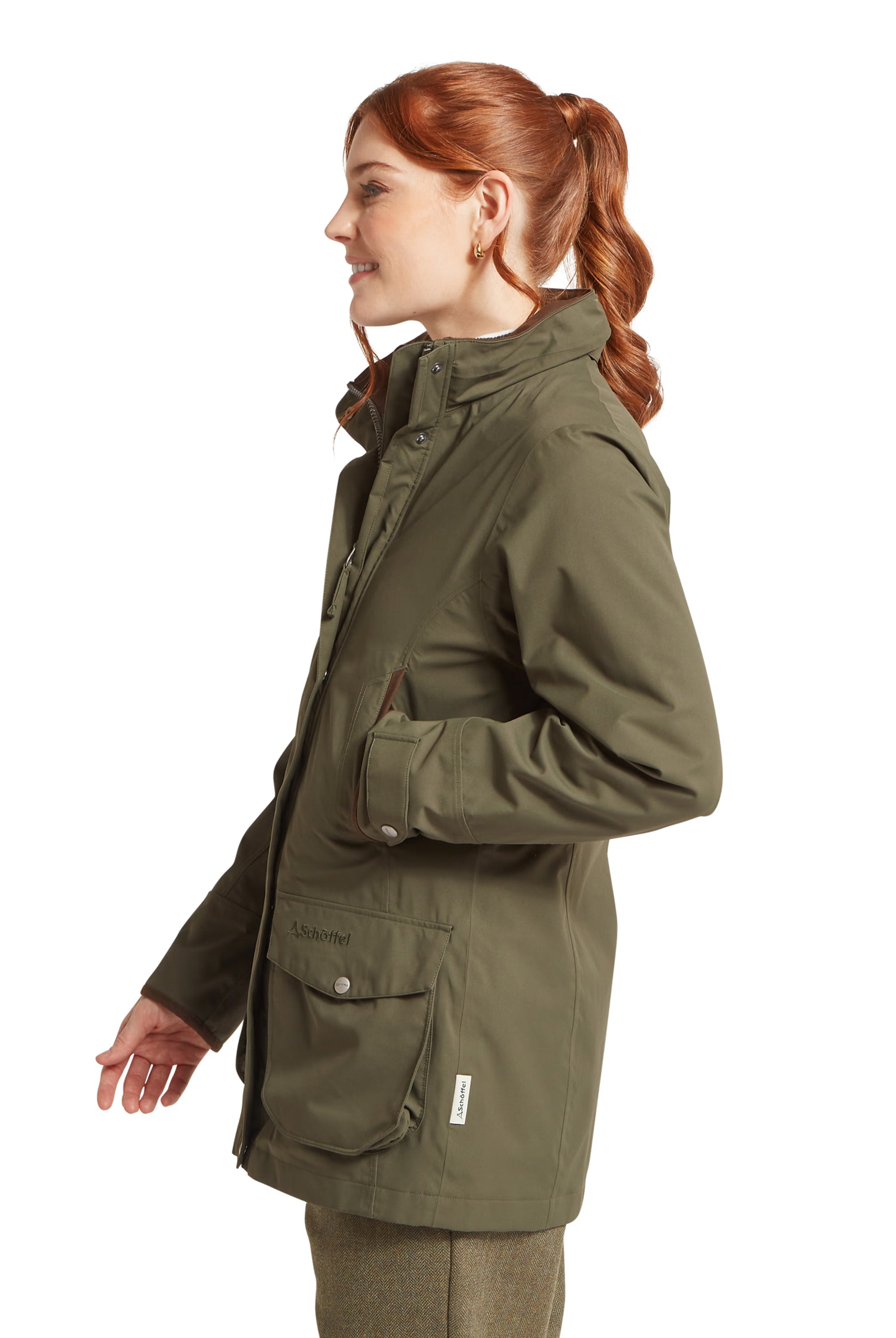 Schoffel Teal Ultralight Coat #Colour_Forest