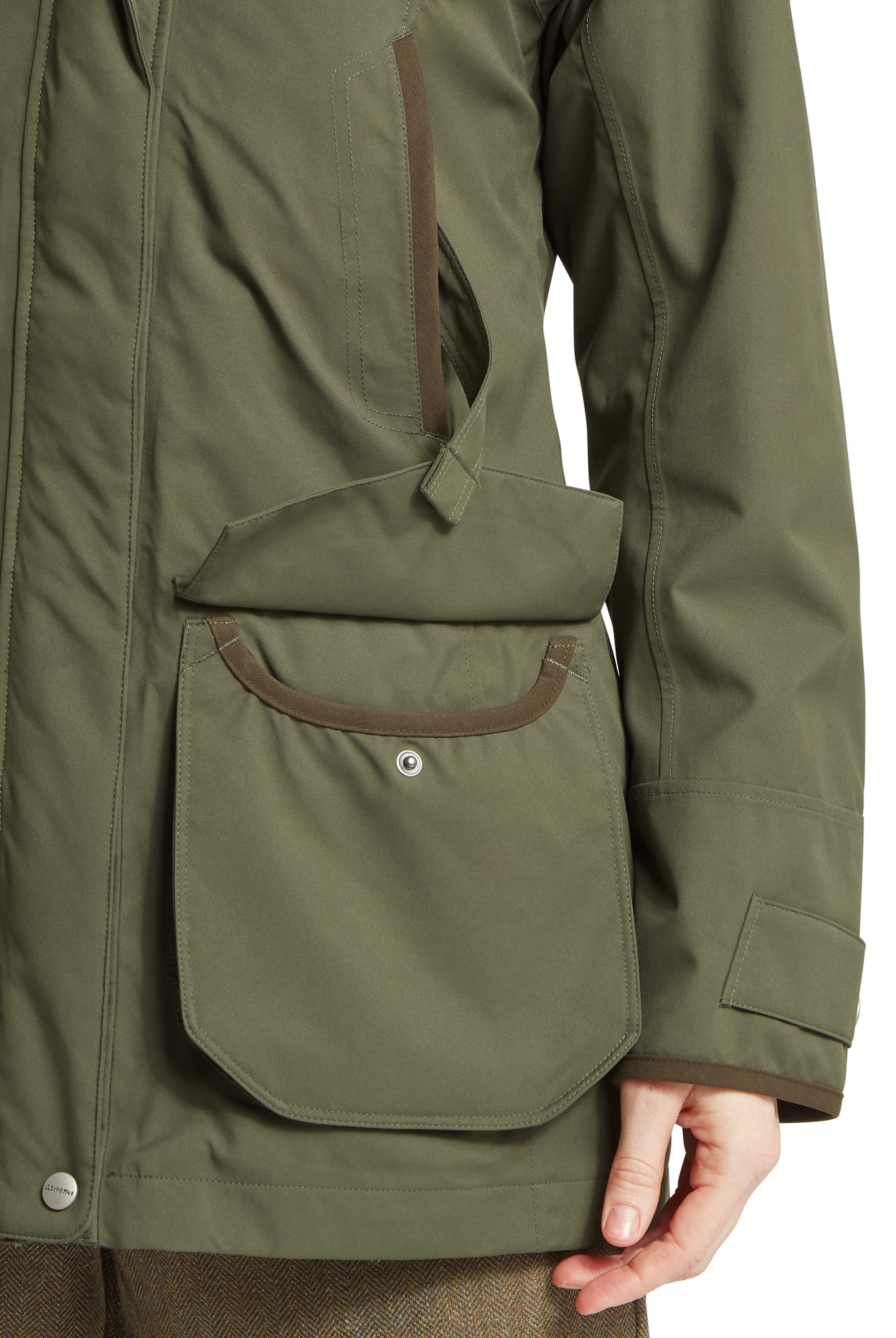 Schoffel Teal Ultralight Coat #Colour_Forest