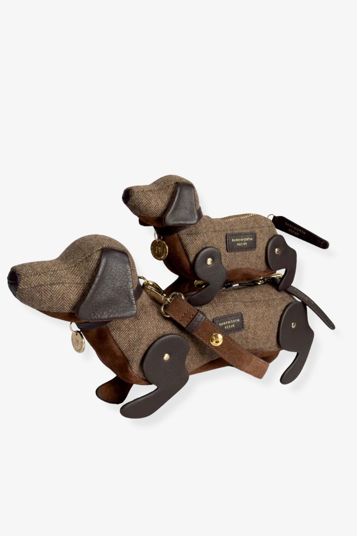 Barkworth Reeve Doogle the Puppy Purse #Colour_Tweed & Suede