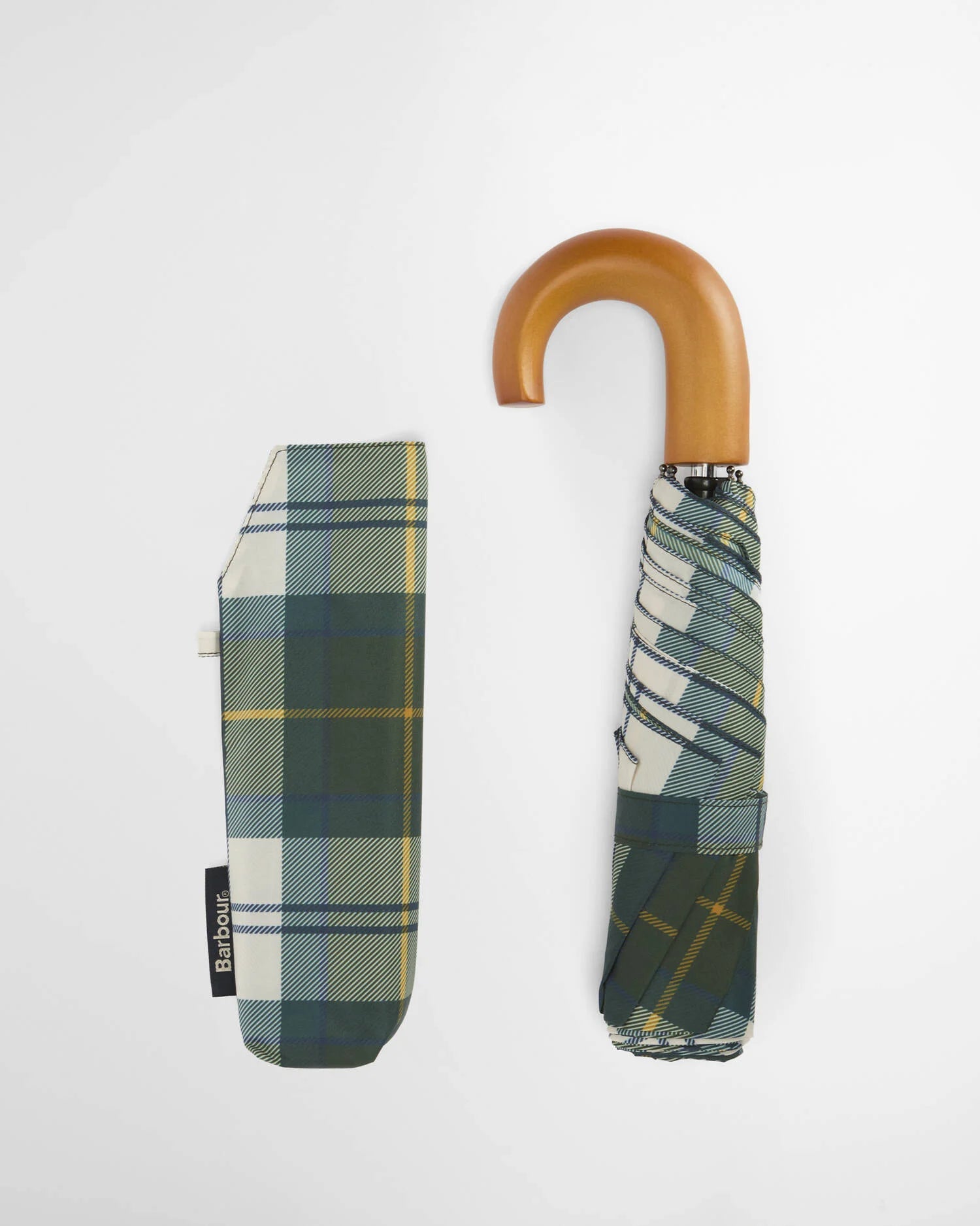 Barbour Ancient Tartan Tartan Mini Umbrella #Colour_Ancient Tartan